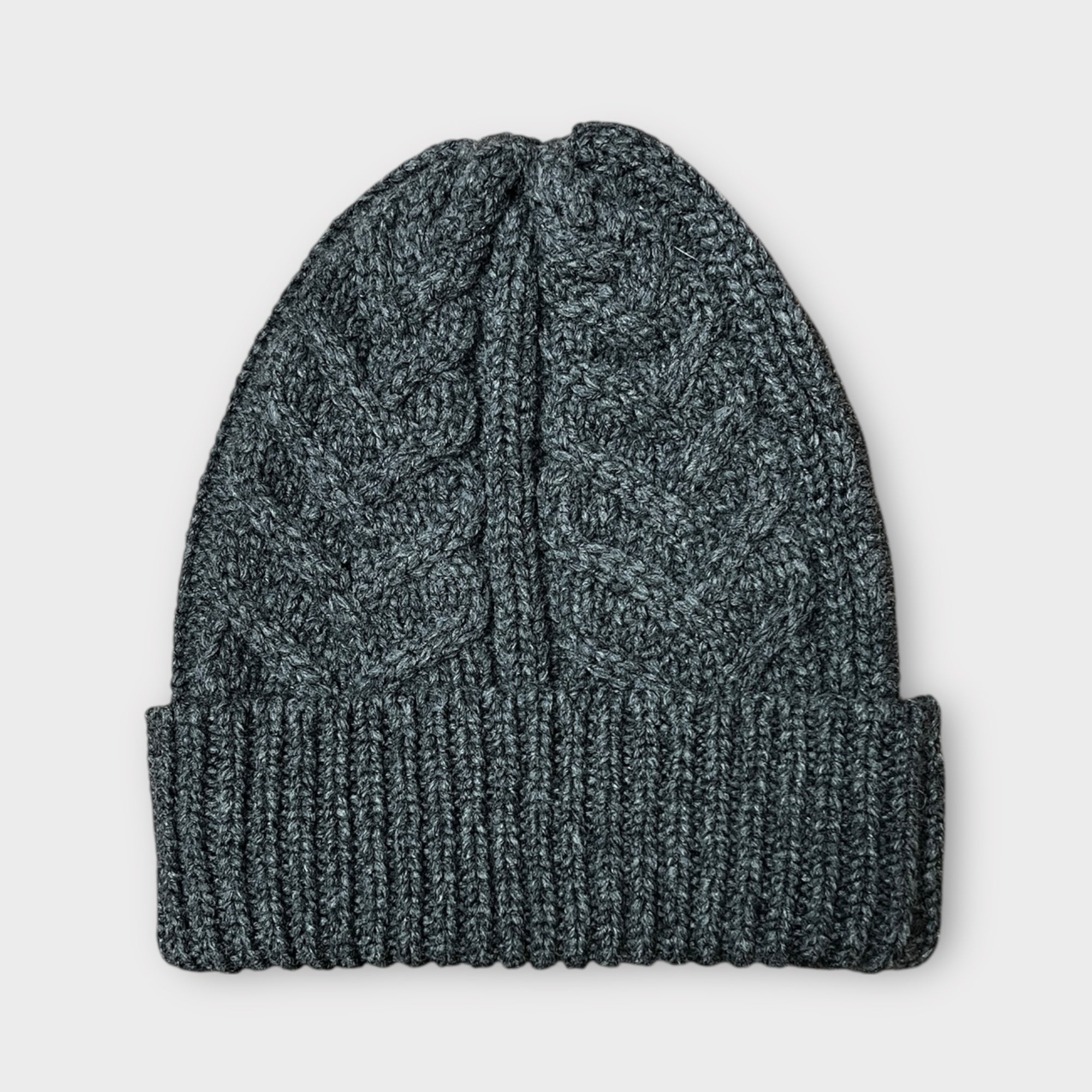 Berretto In Pura Lana Aran Treccia