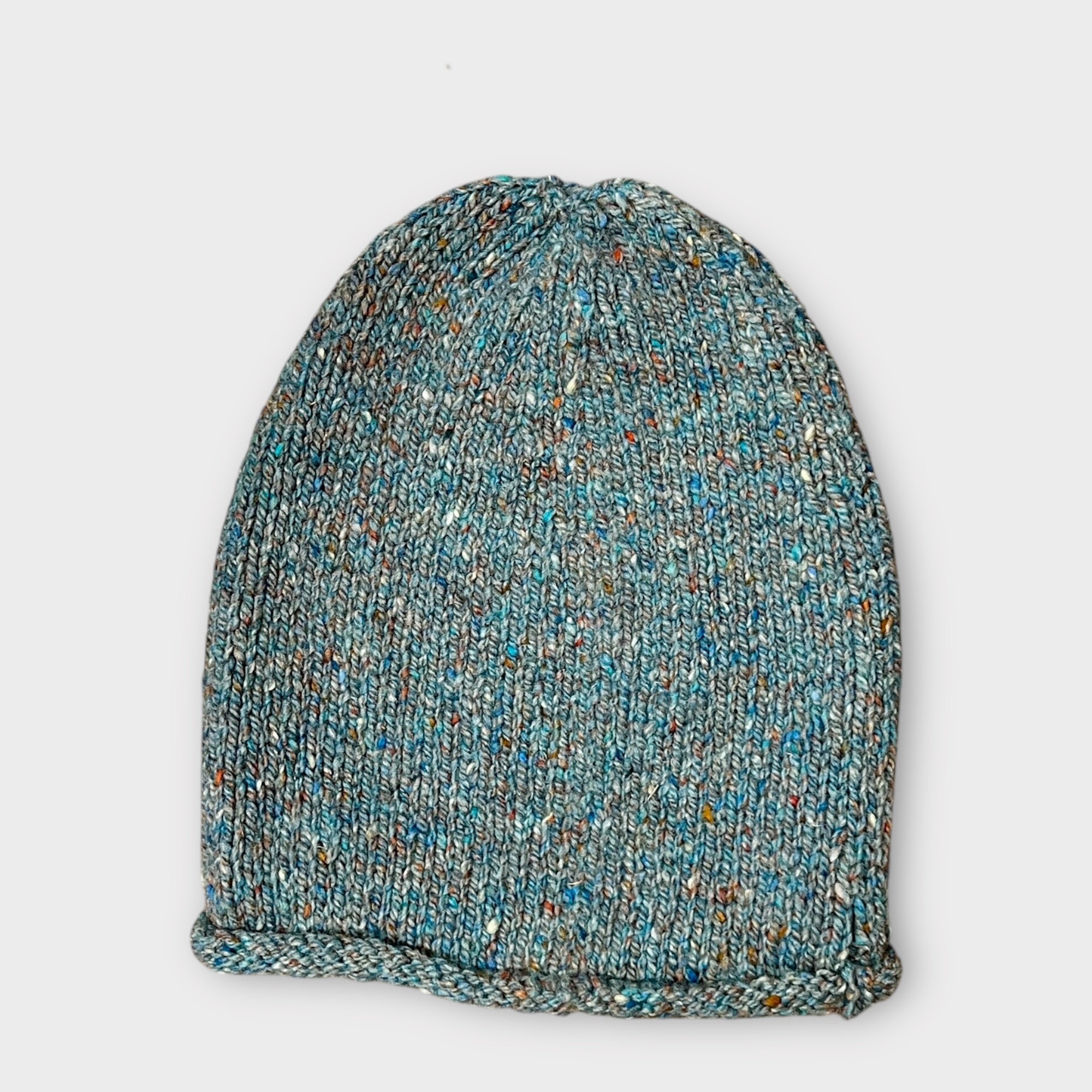 Berretto In Pura Lana Aran Senza Risvolto