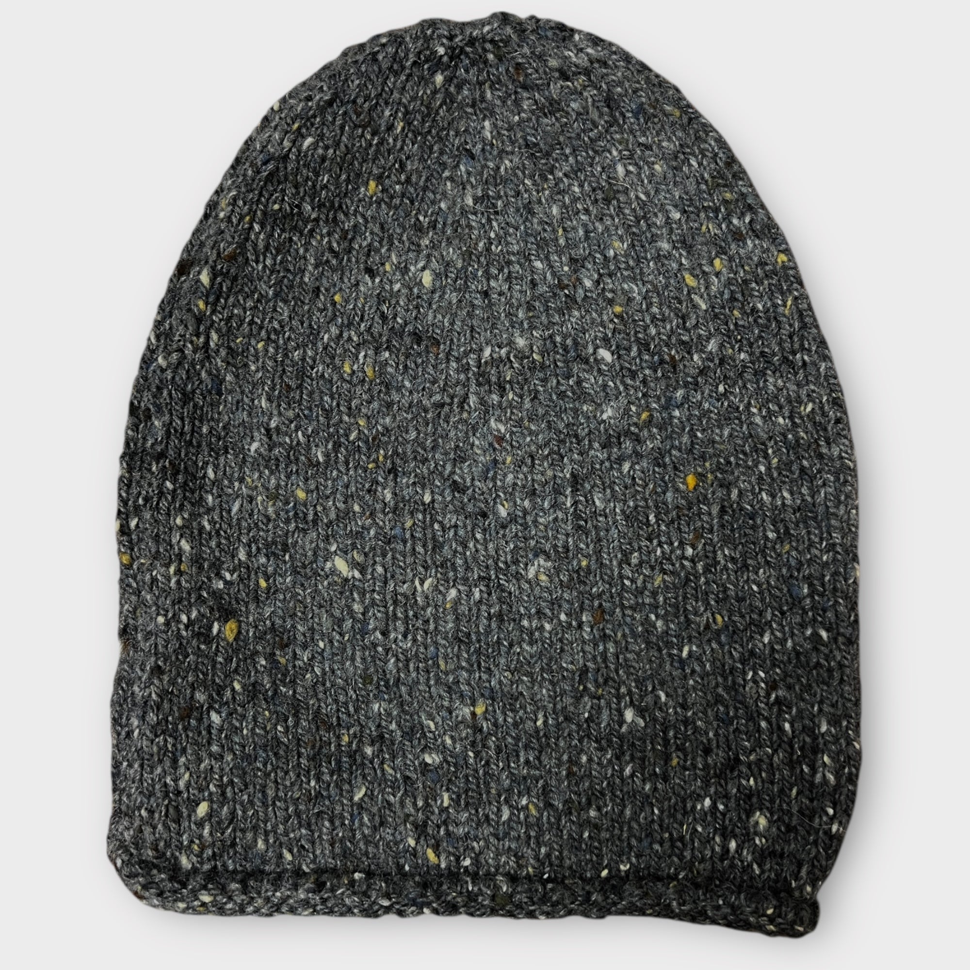 Berretto In Pura Lana Aran Senza Risvolto