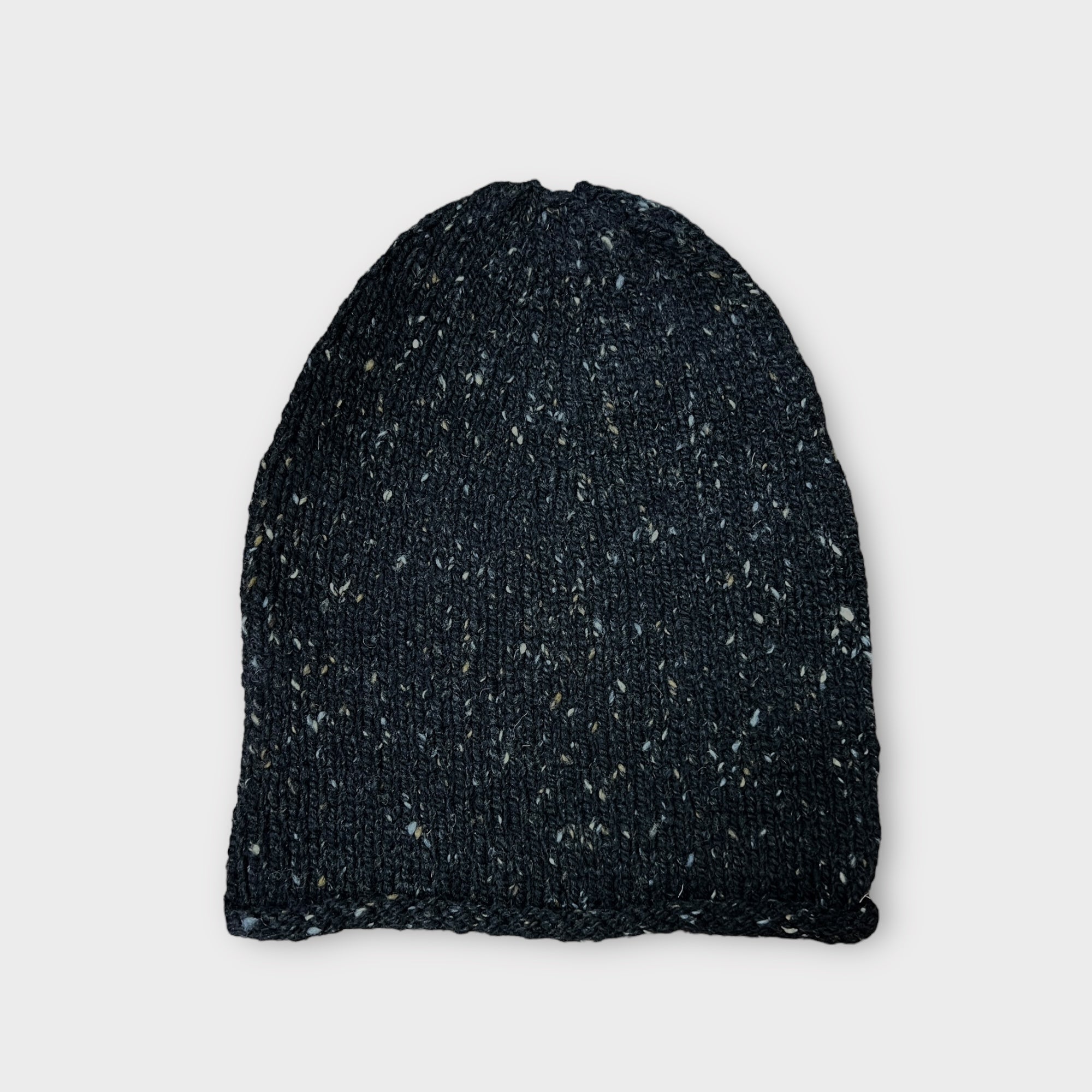 Berretto In Pura Lana Aran Senza Risvolto