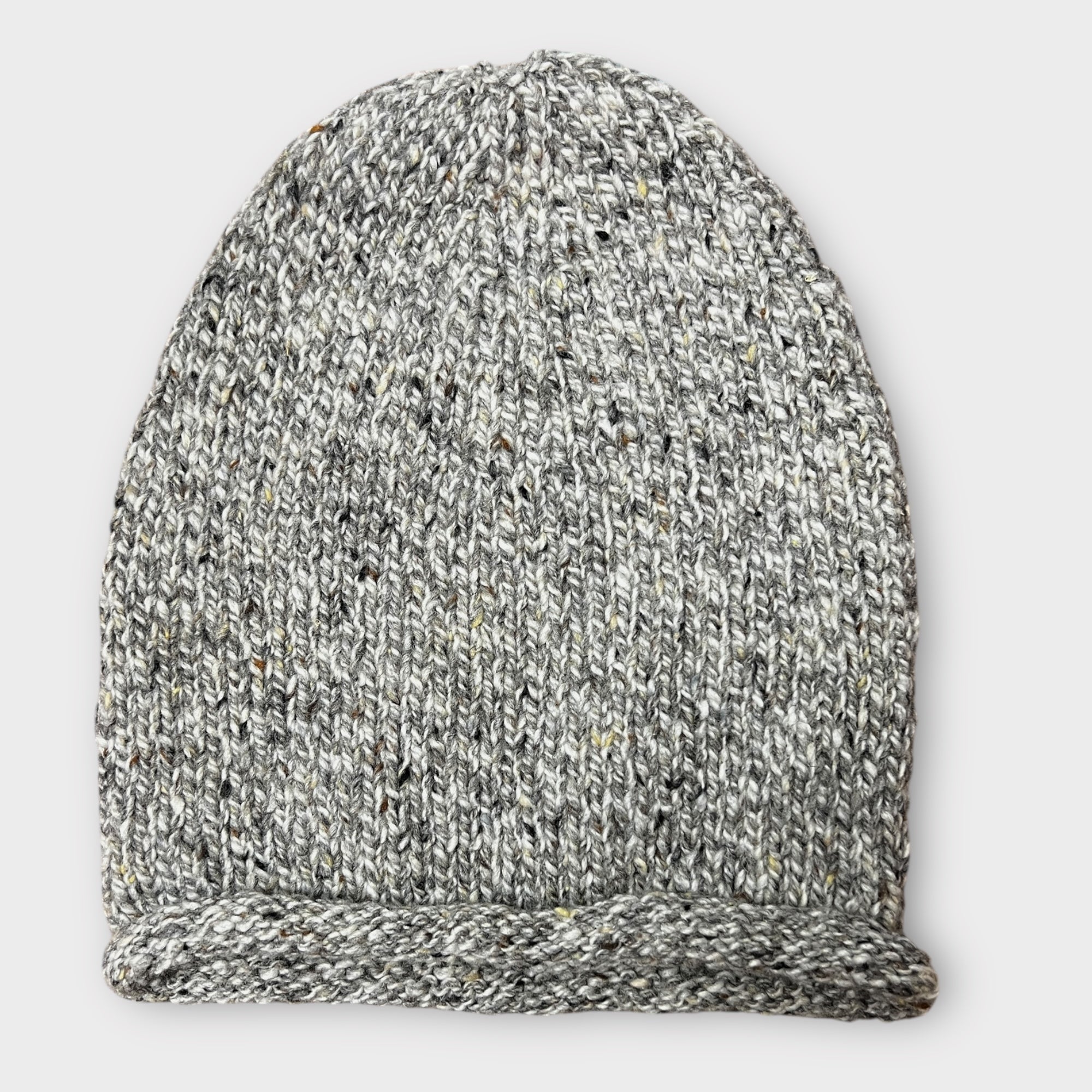 Berretto In Pura Lana Aran Senza Risvolto