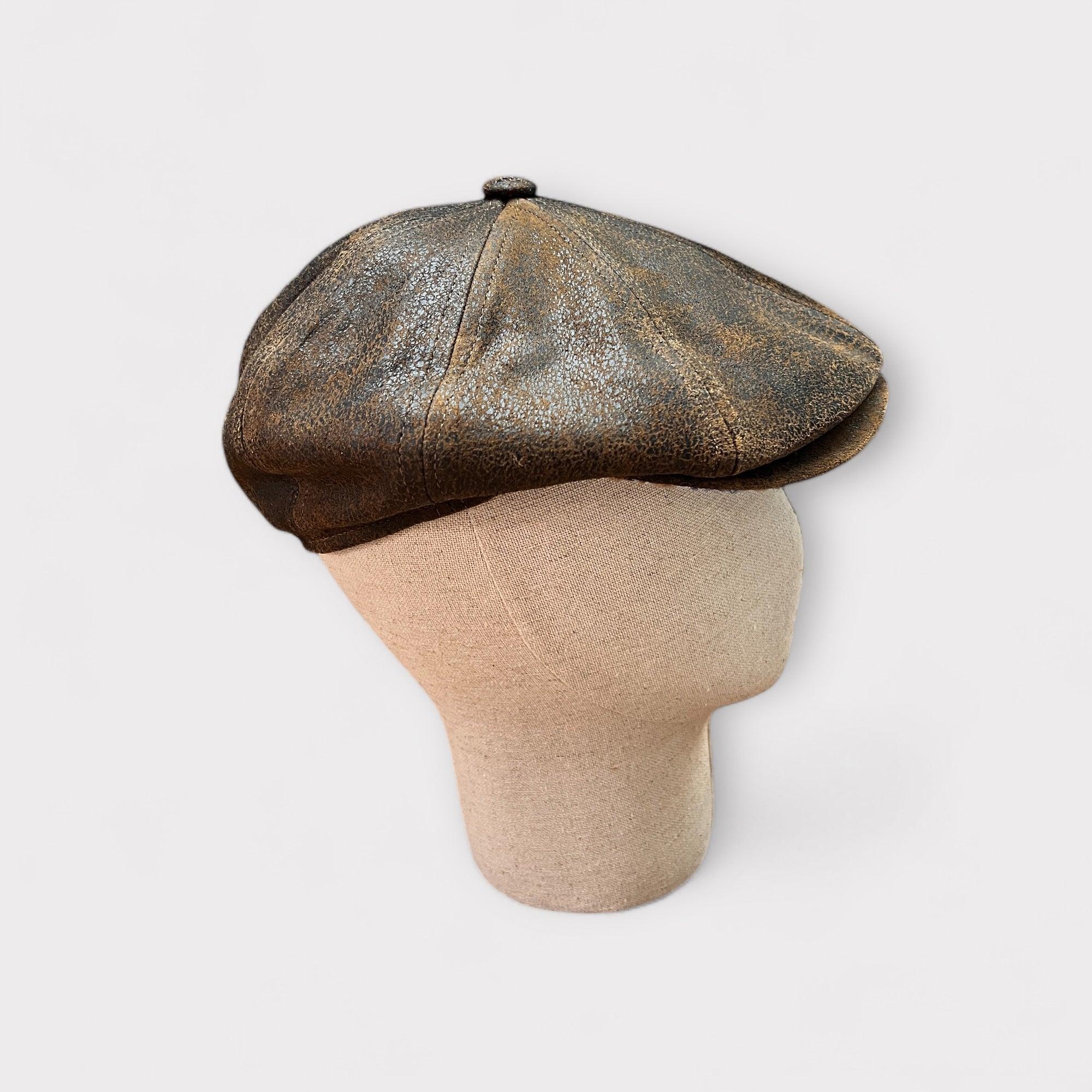 Alfonso D'Este Aged Leather Irish Coppola – Cappelleria Bacca