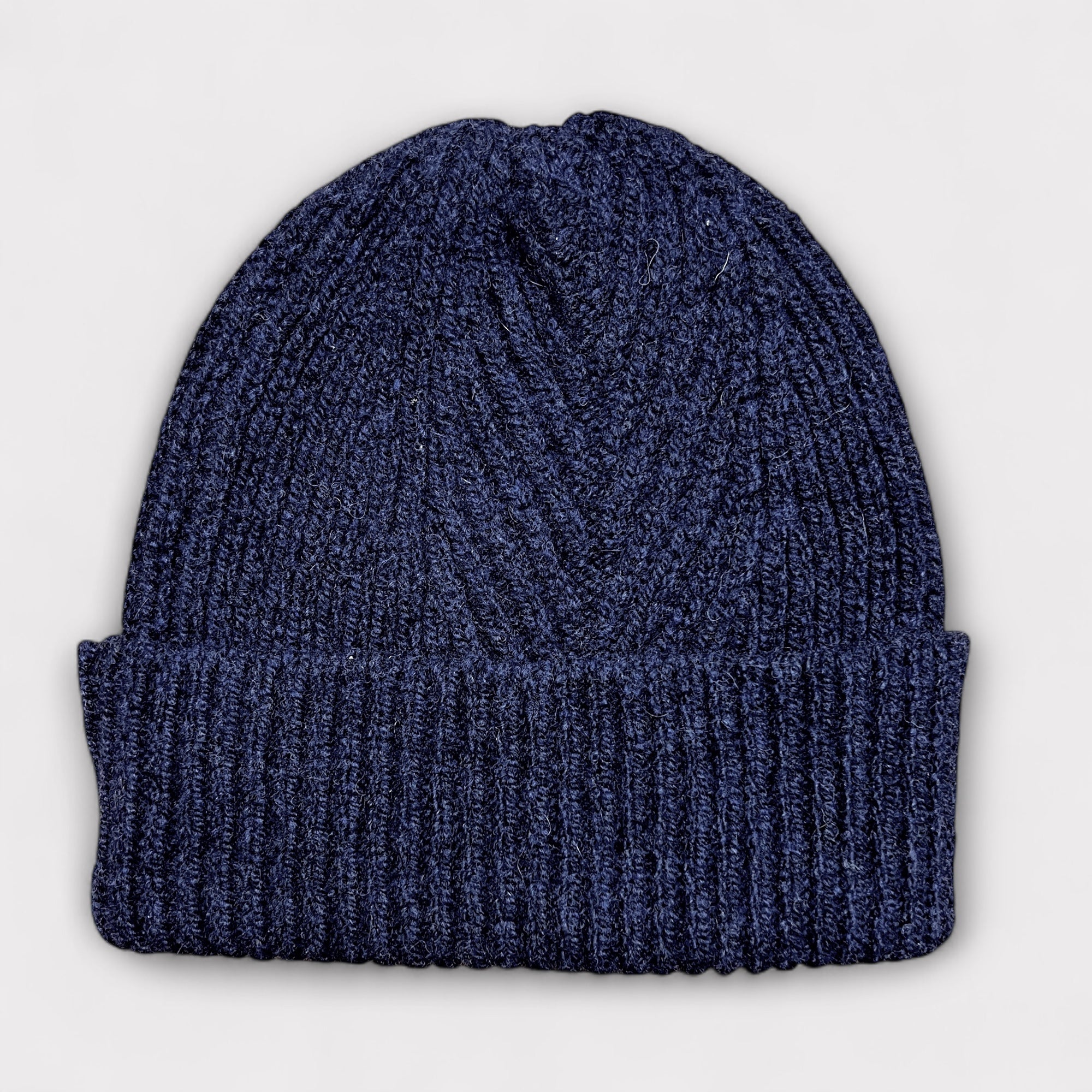 Berretto In Pura Lana e Cashmere Aran Herringbone