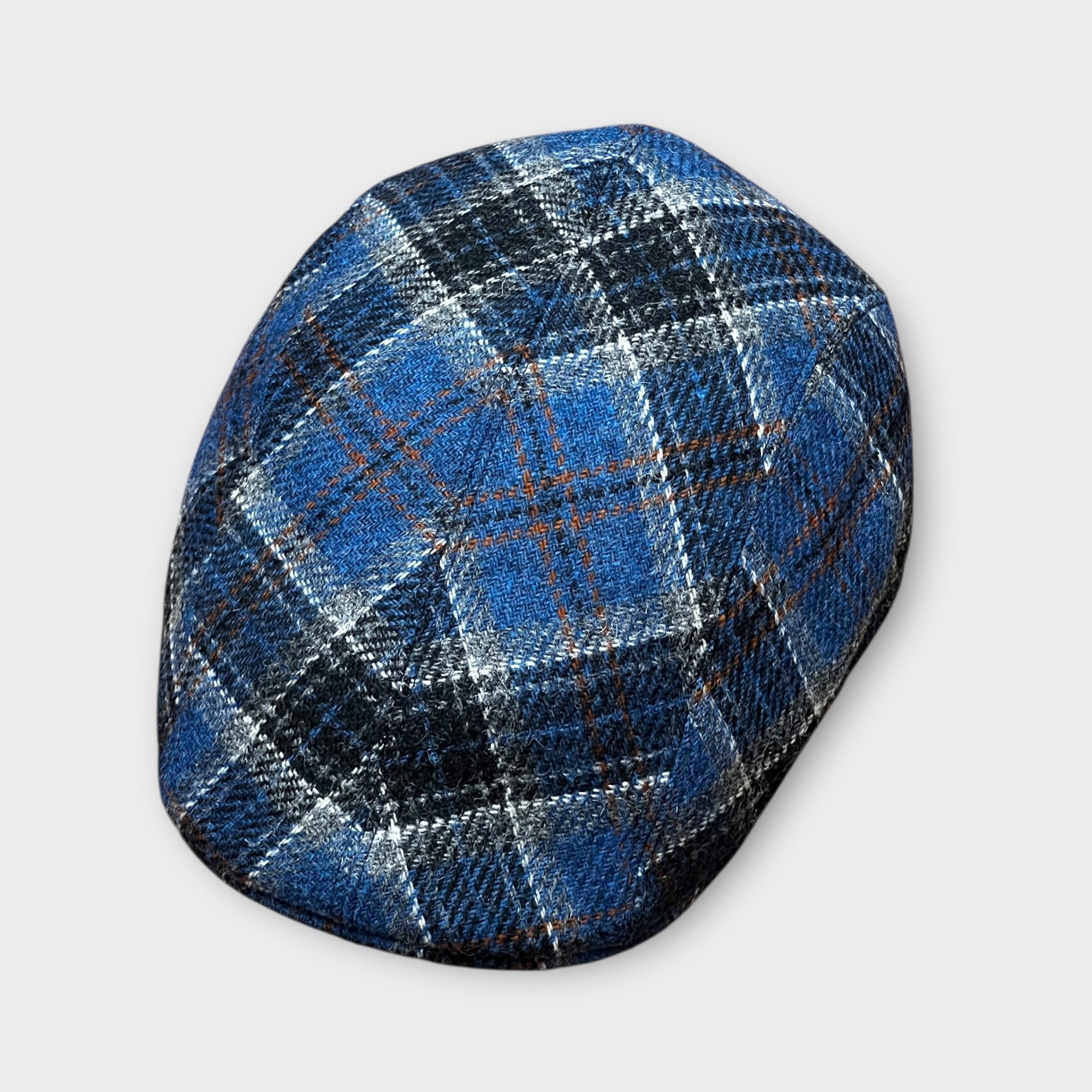 Coppola In Pura Lana Scozzese Blu