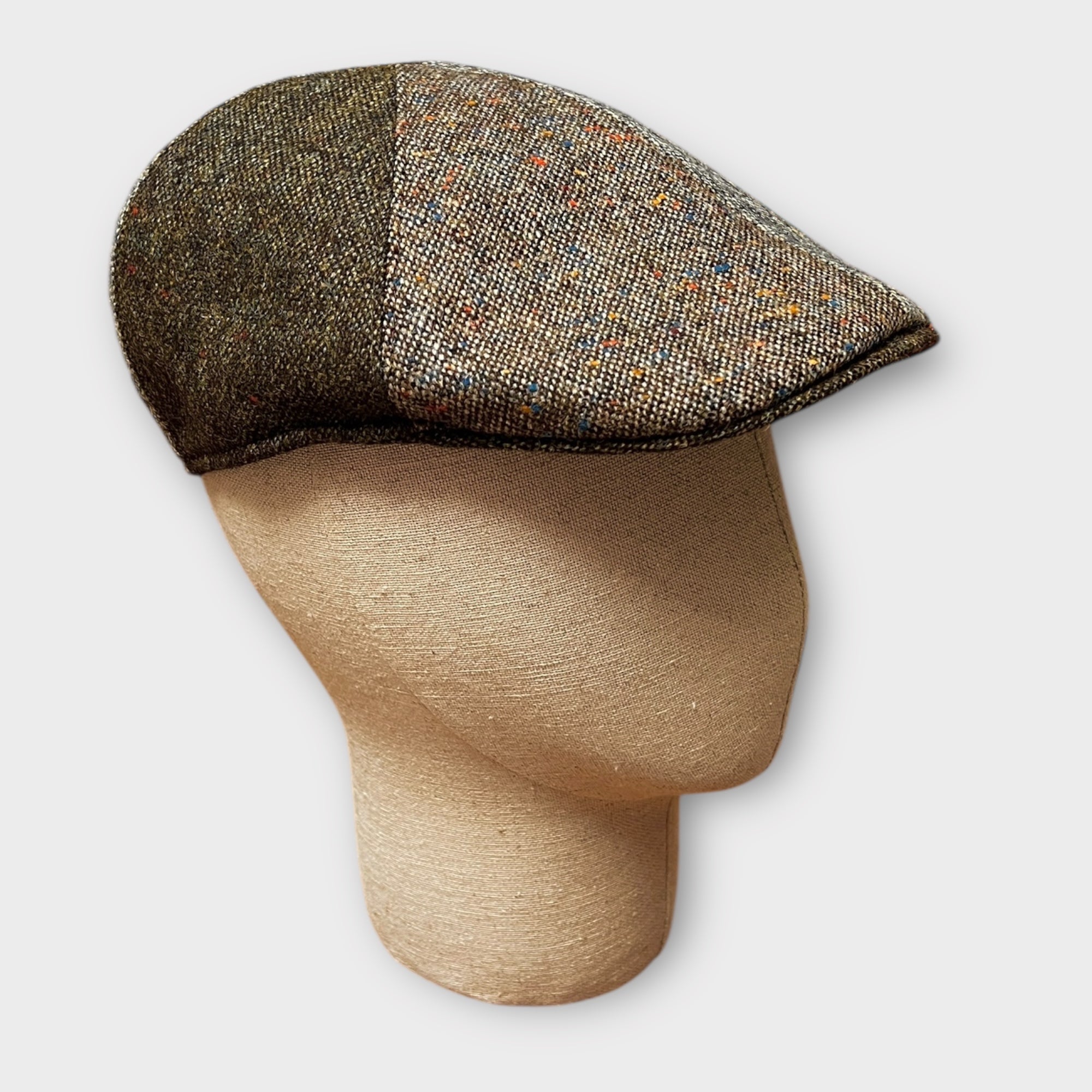 Coppola In Pura Lana 6 Spicchi Patchwork Marrone