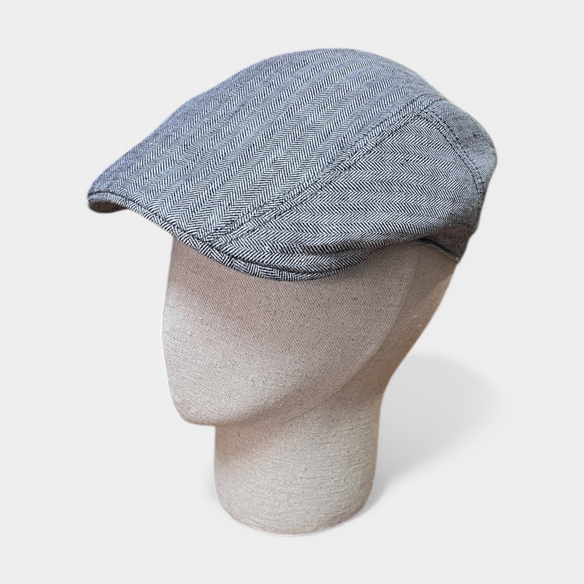 Coppola Estiva in Puro Lino Grigio Stetson