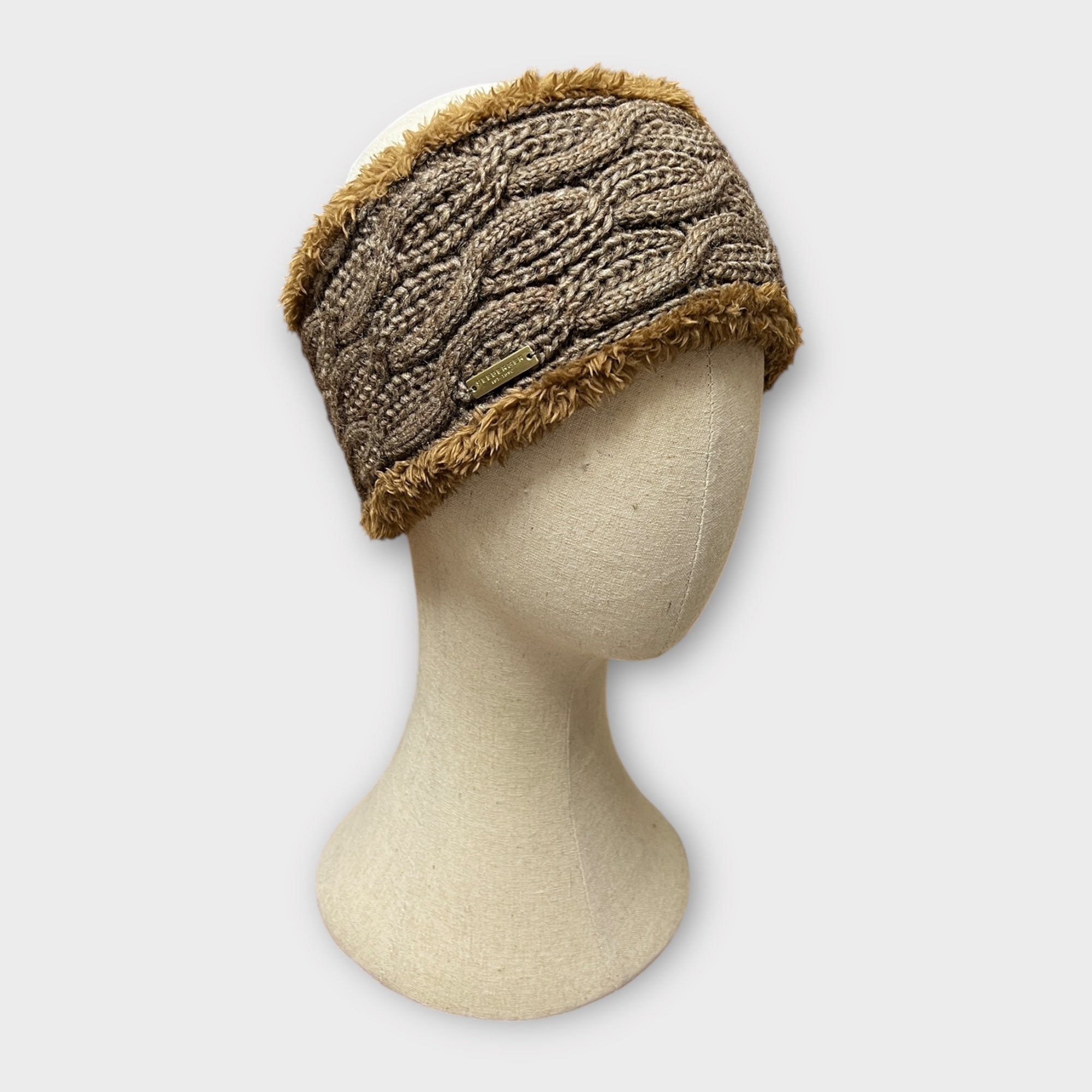 Fascia Copriorecchie Donna Invernale Con Eco Pelliccia