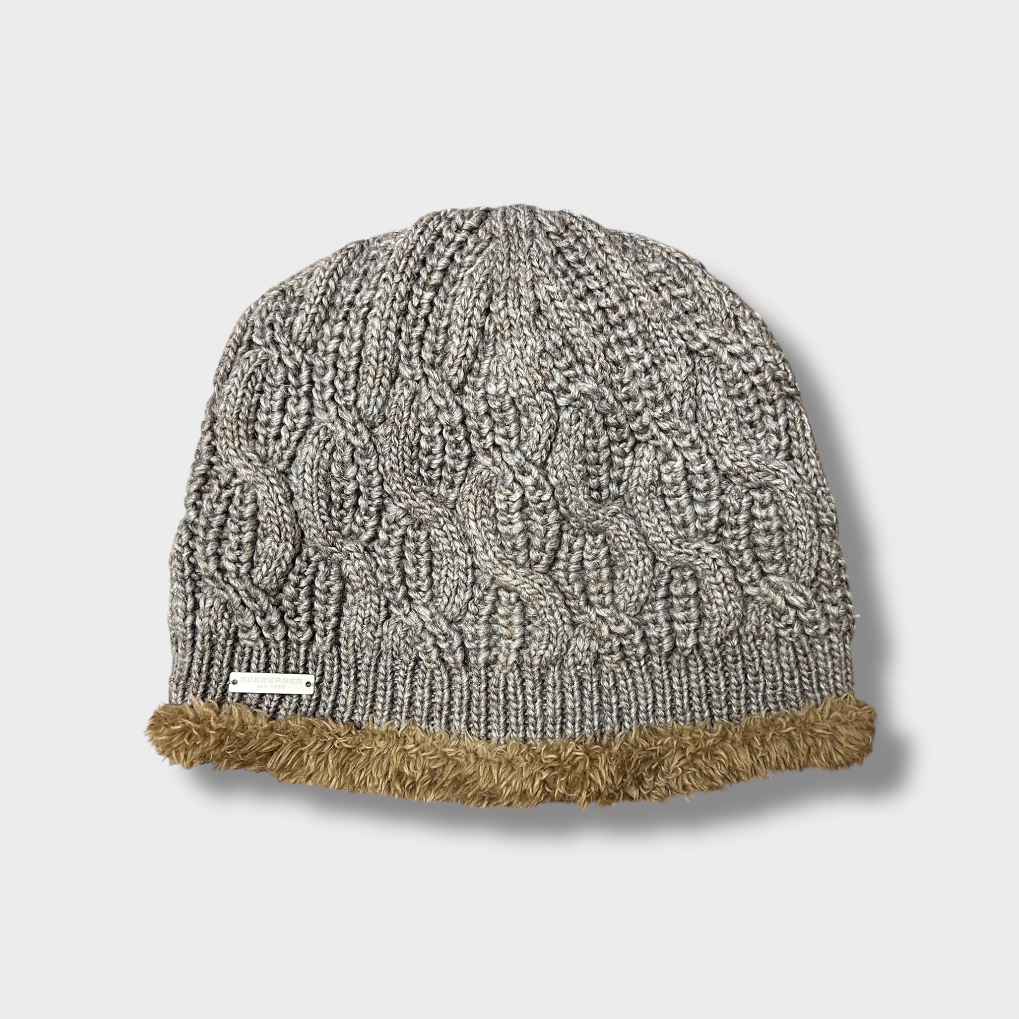 Berretto Donna Senza Risvolto Con Pelliccia