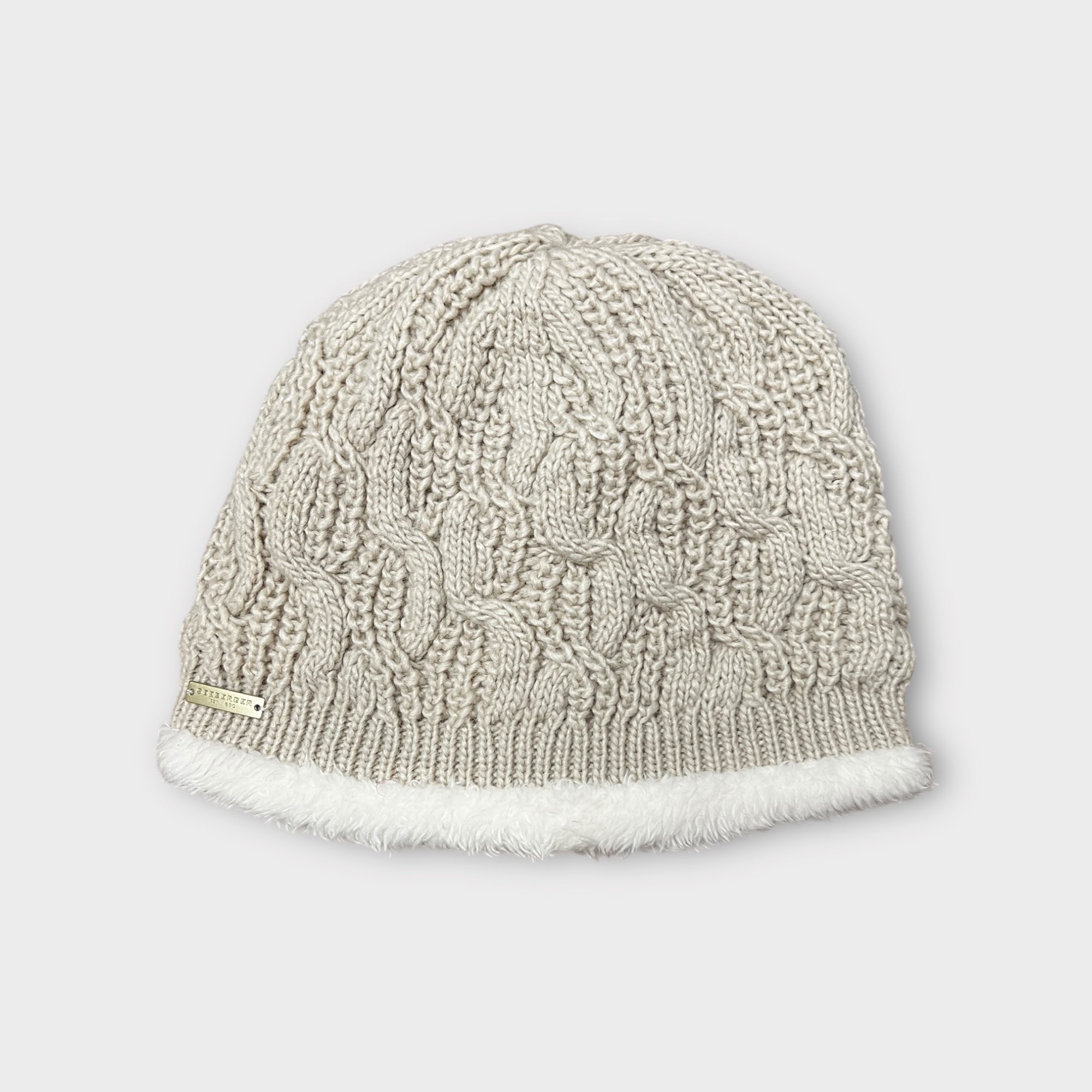 Berretto Donna Senza Risvolto Con Pelliccia