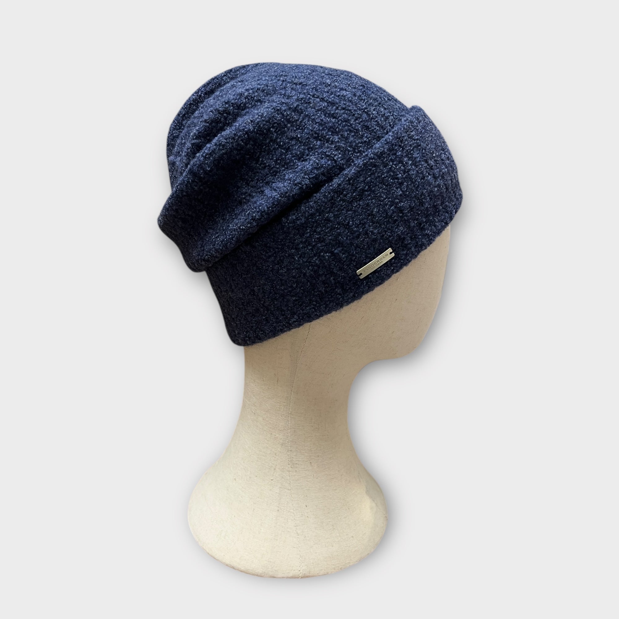 Berretto Donna Risvolto In Lana e Cashmere