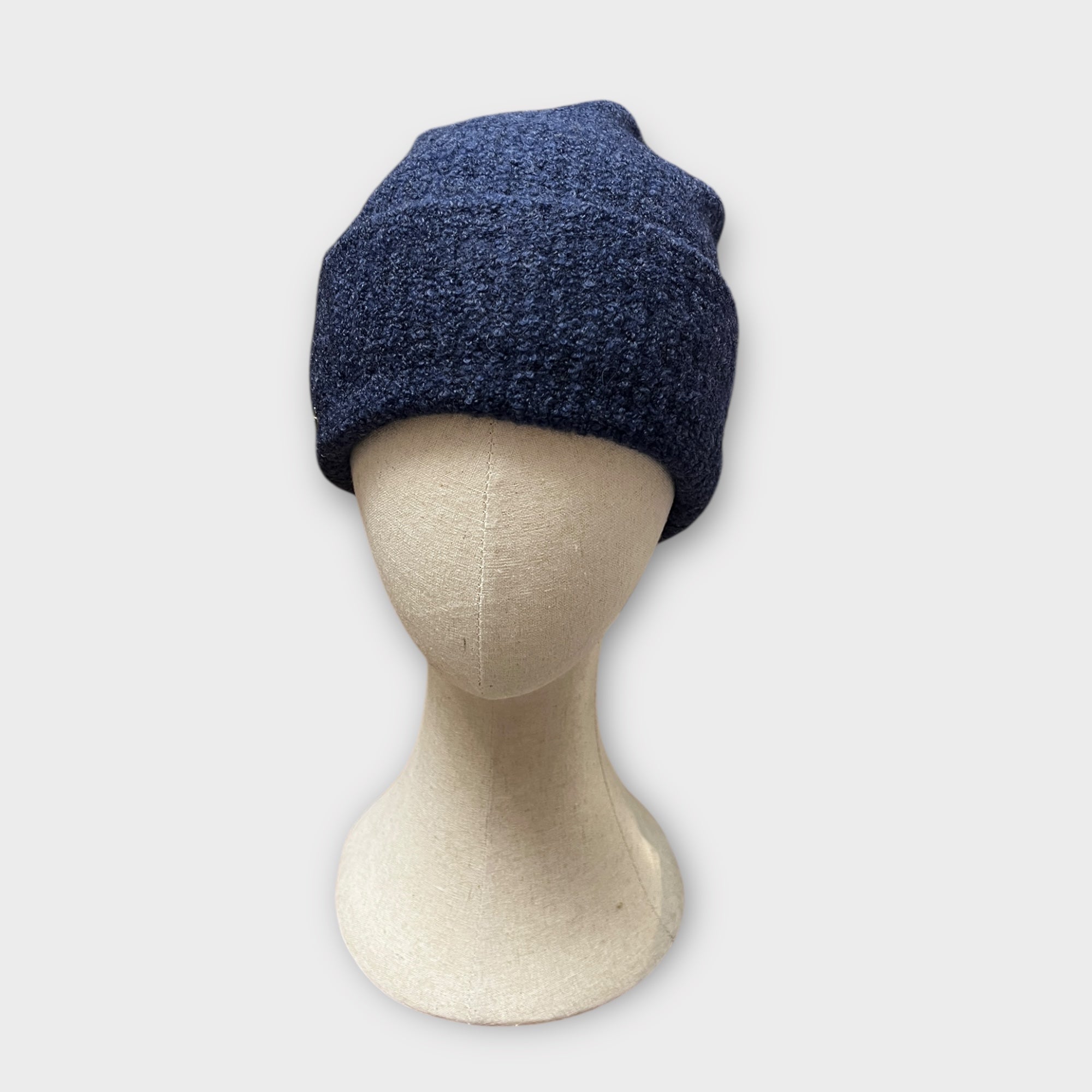 Berretto Donna Risvolto In Lana e Cashmere