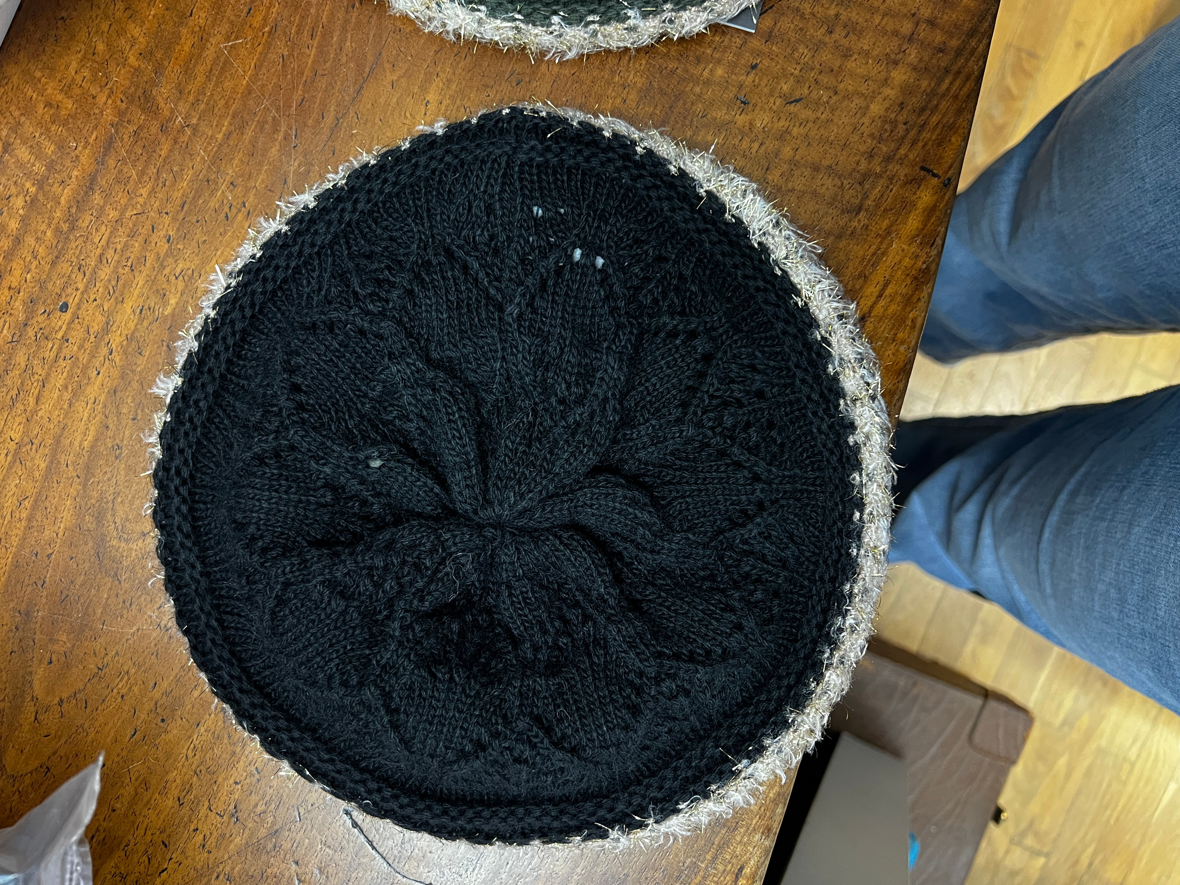 Basco Donna In Maglia Lavorata Lana E Lurex