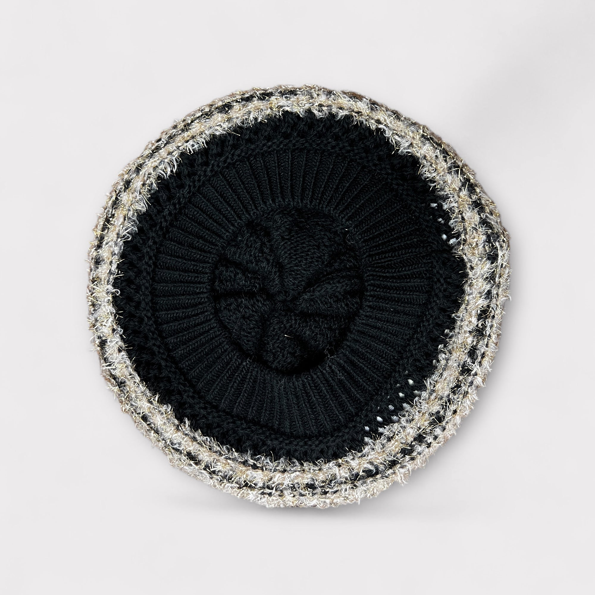 Basco Donna In Maglia Lavorata Lana E Lurex