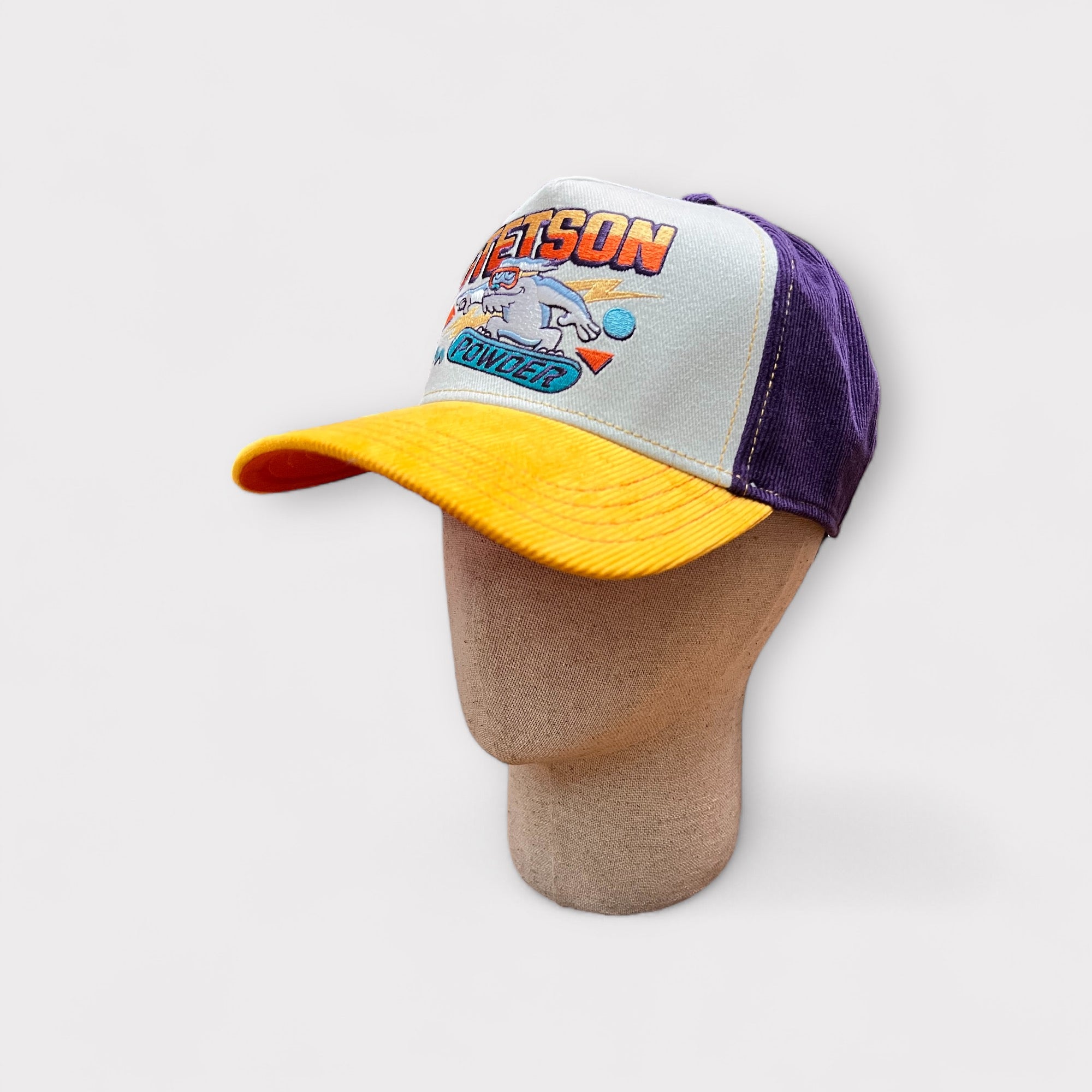 Baseball Stetson in Velluto Powder Viola