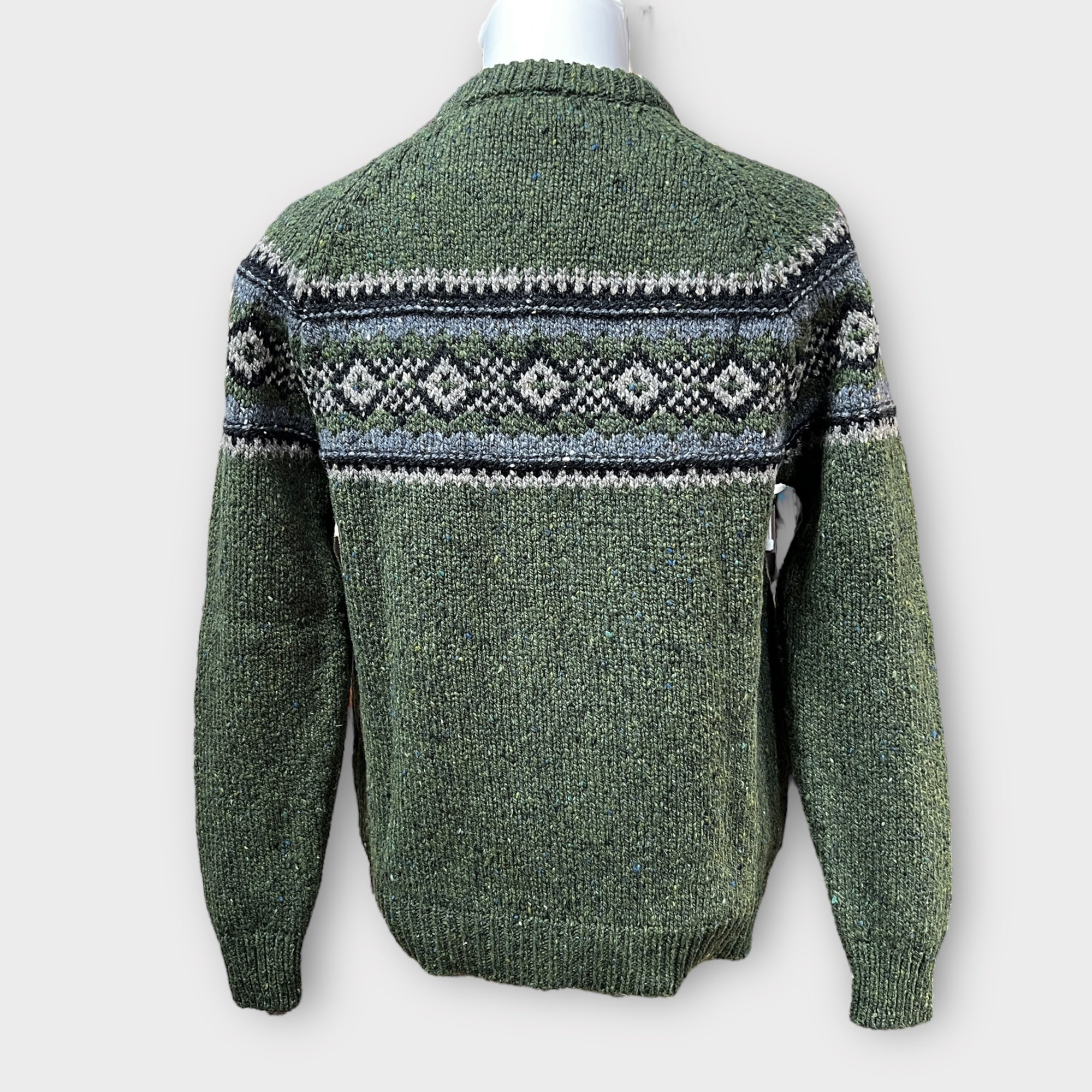 Maglione Uomo In Pura lana Donegal Fairisle