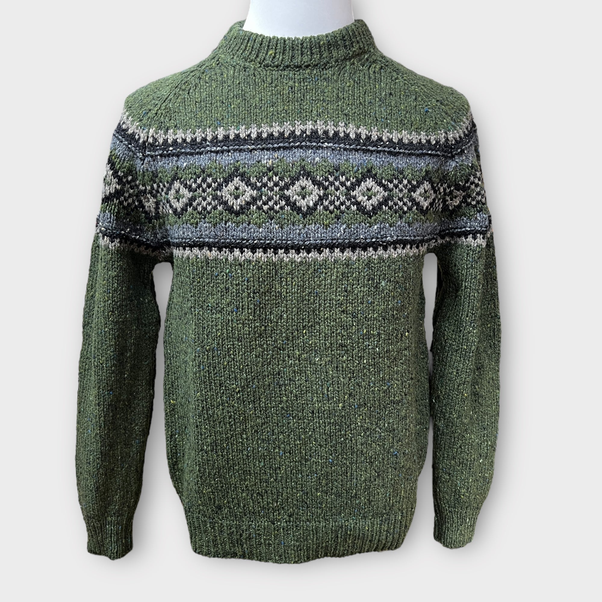 Maglione Uomo In Pura lana Donegal Fairisle