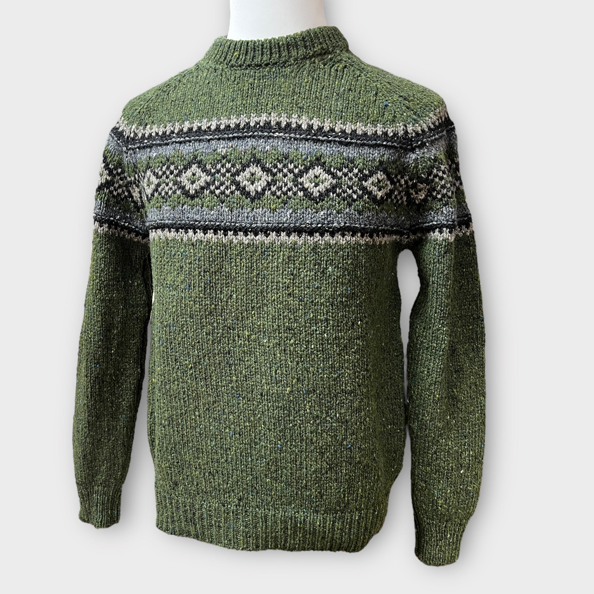 Maglione Uomo In Pura lana Donegal Fairisle