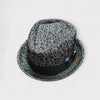Diamond Pork Pie Hut aus Stoff für Herren