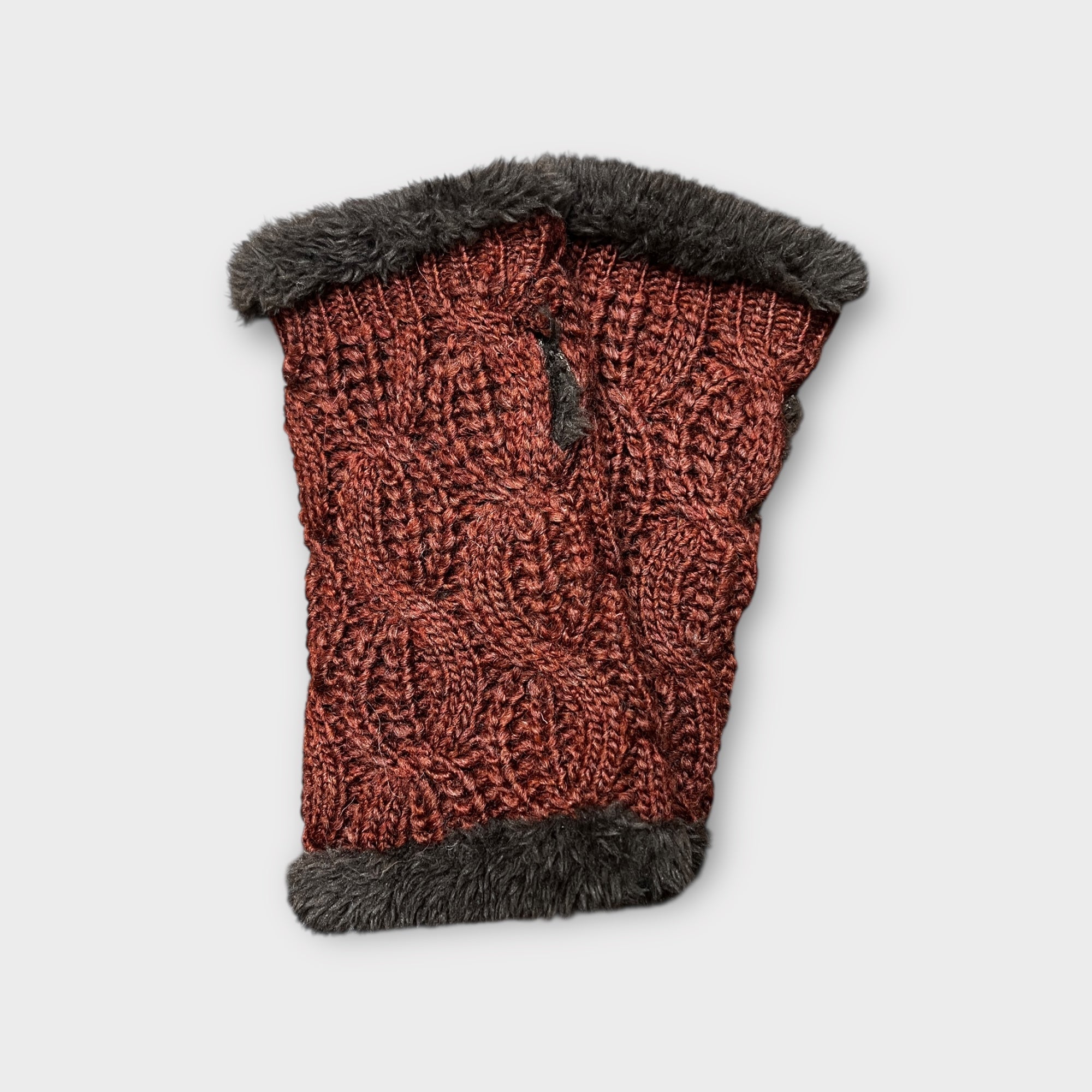 Guanti Senza Dita Donna Foderati In Pelliccia Seeberger