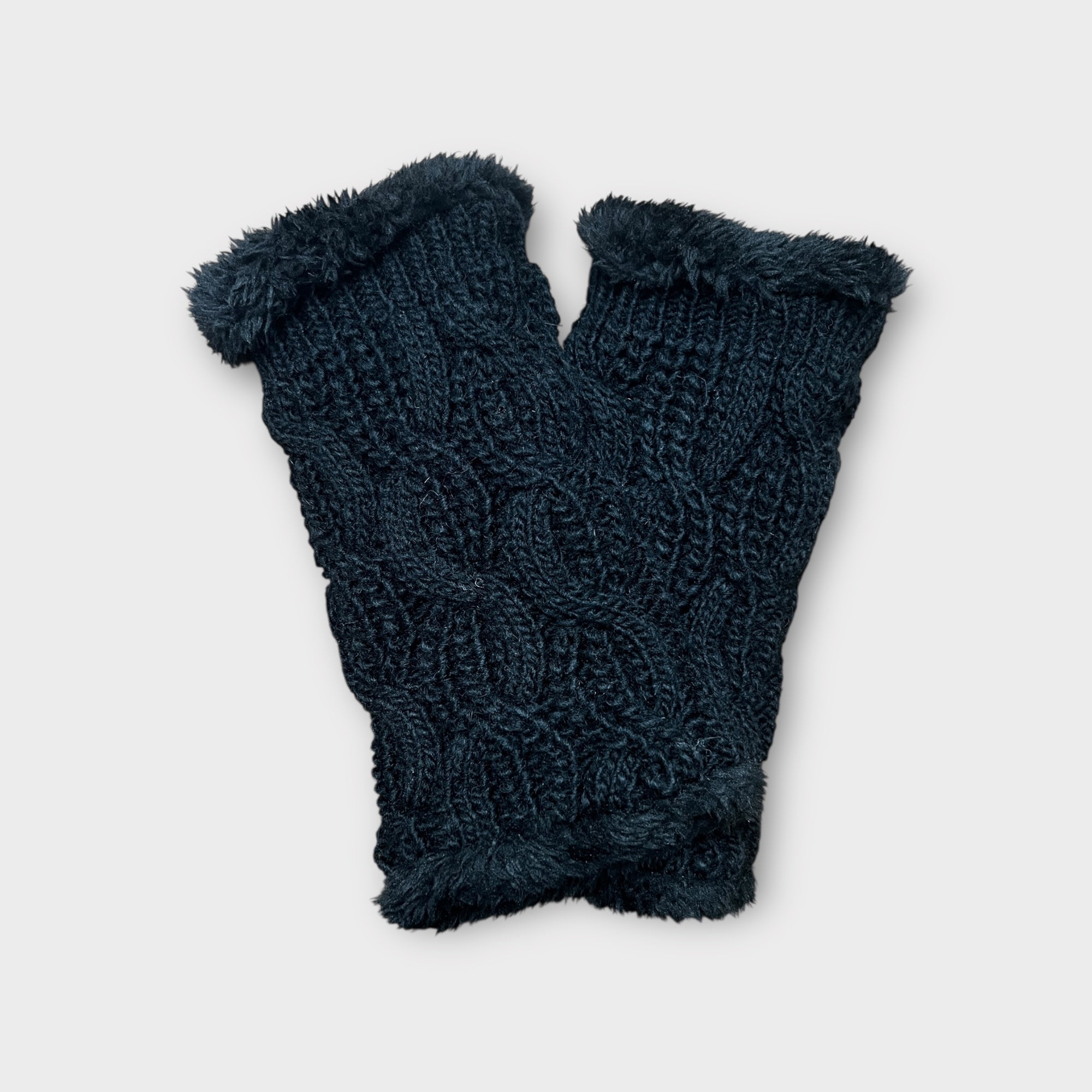 Guanti Senza Dita Donna Foderati In Pelliccia Seeberger