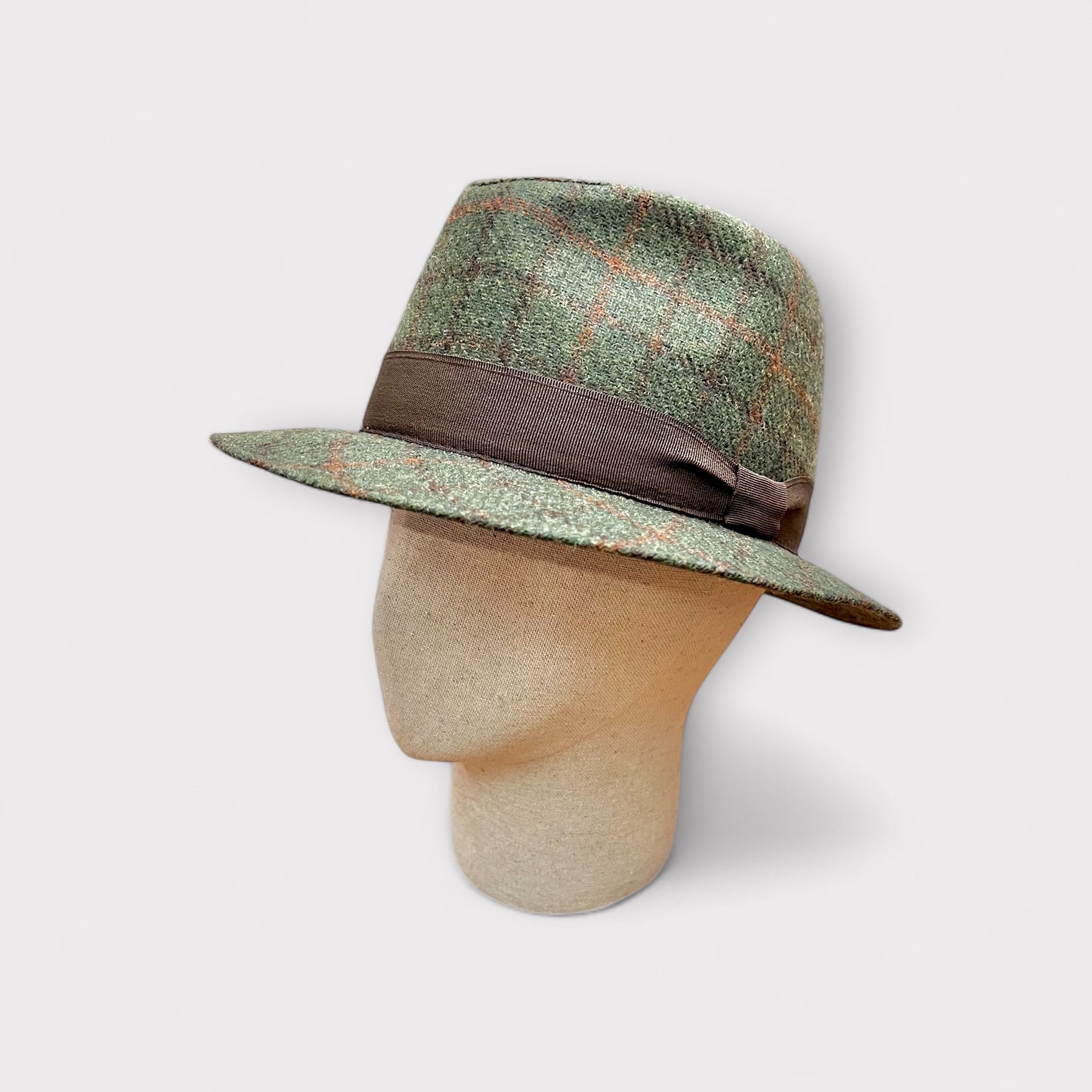 Cappello Fedora Uomo Invernale Verde