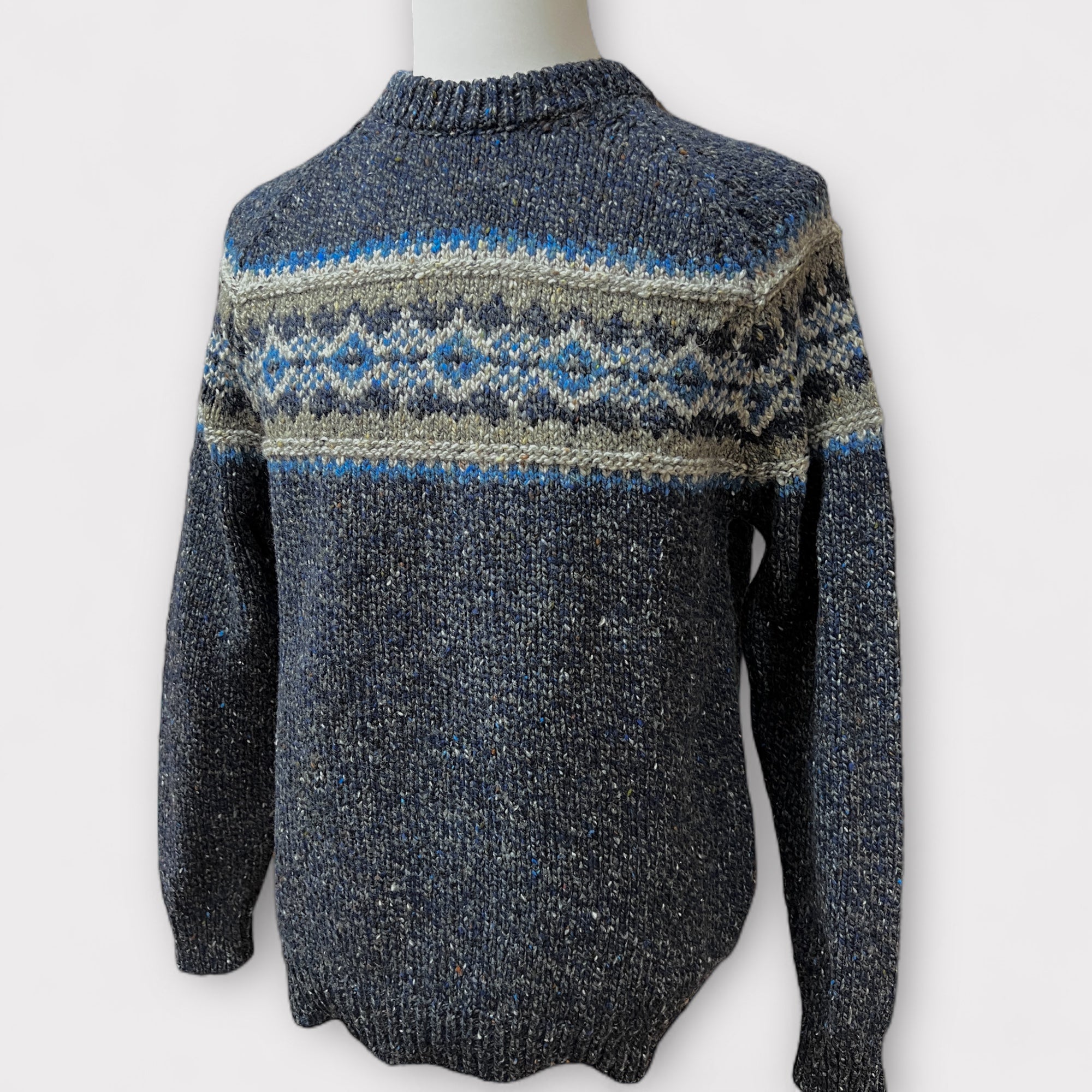 Maglione Uomo In Pura lana Donegal Fairisle