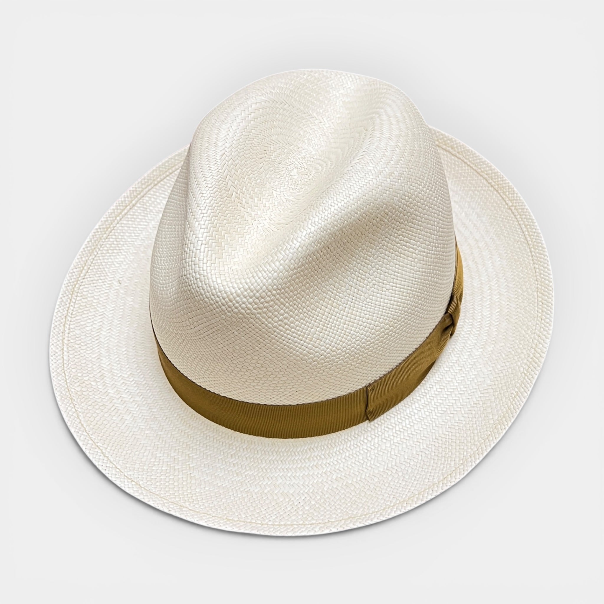 Cappello Panama Quito Originale Borsalino Ala Media