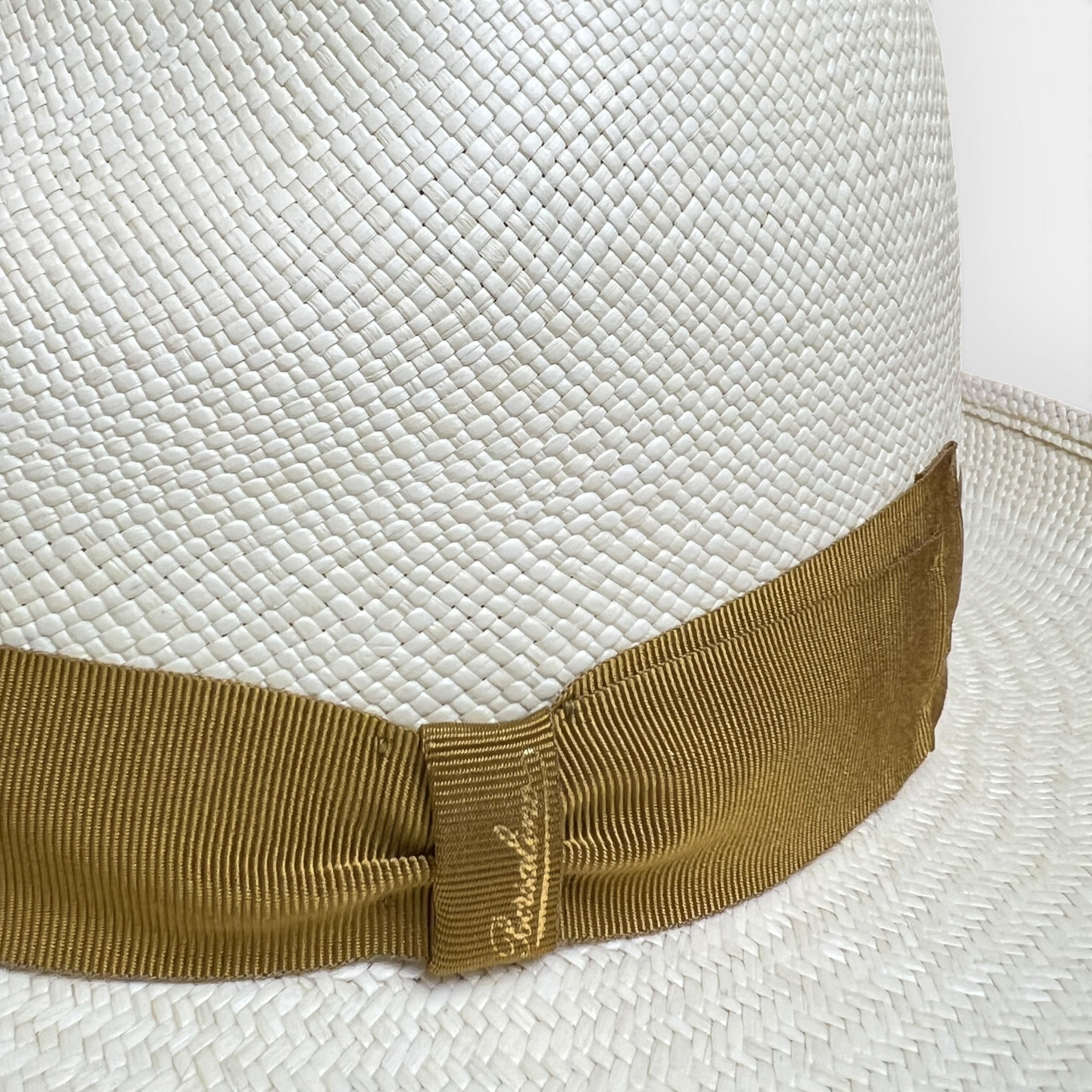 Cappello Panama Quito Originale Borsalino Ala Media