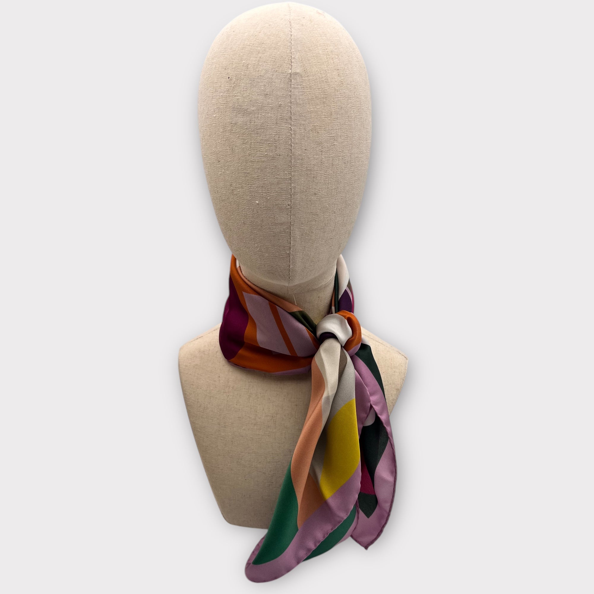 Foulard 70x70 cm in twill di pura seta