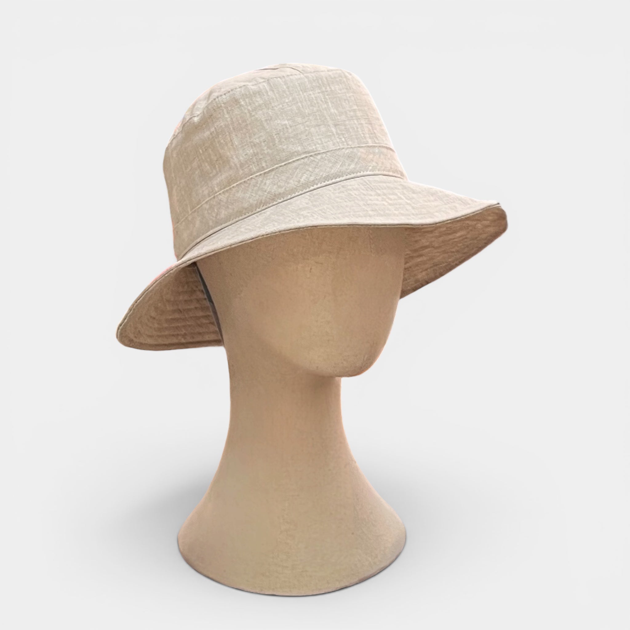 Cappello Donna Estivo in Lino Con Laccetto - Cappelleria Bacca