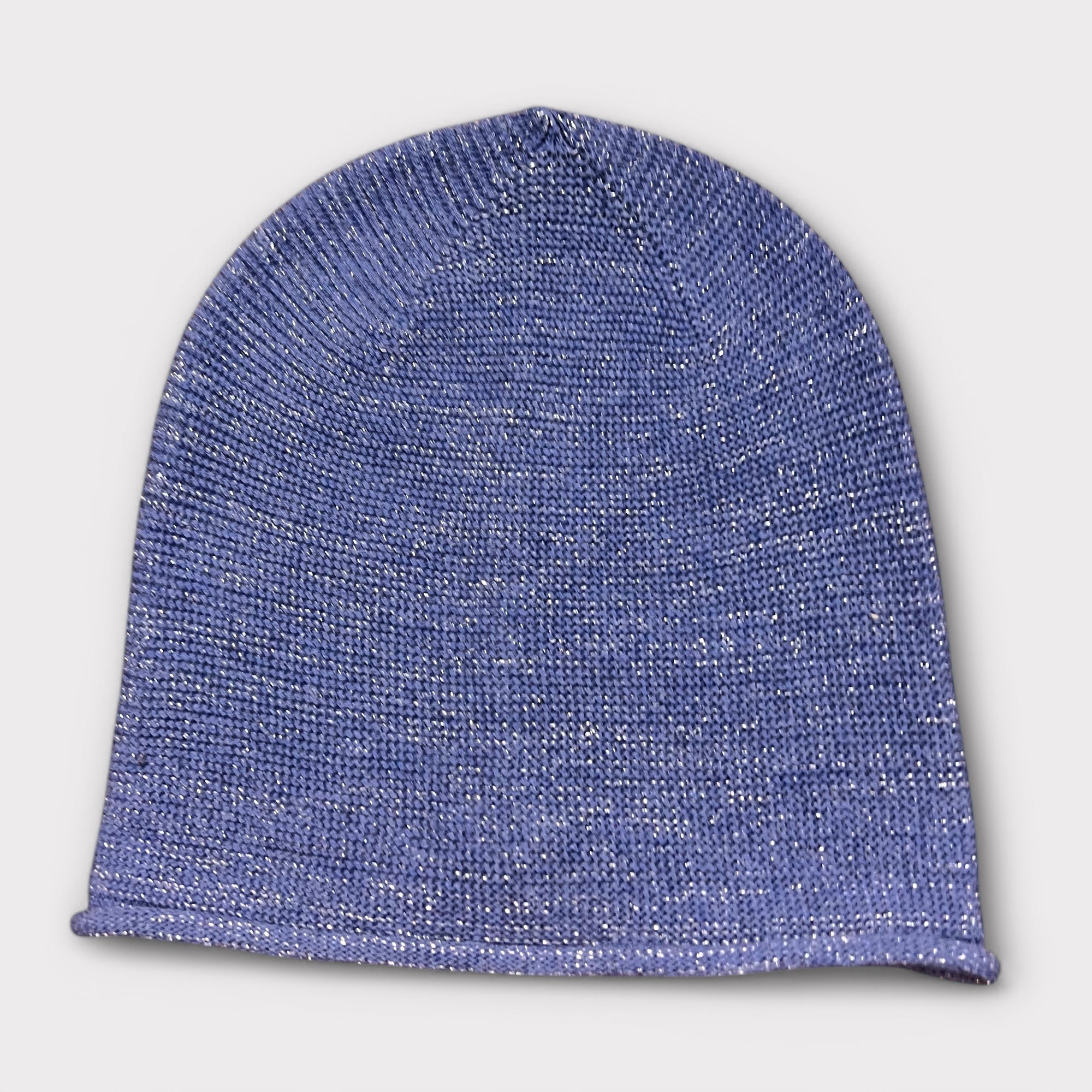 Berretto Beanie Lungo di Cotone con Lurex