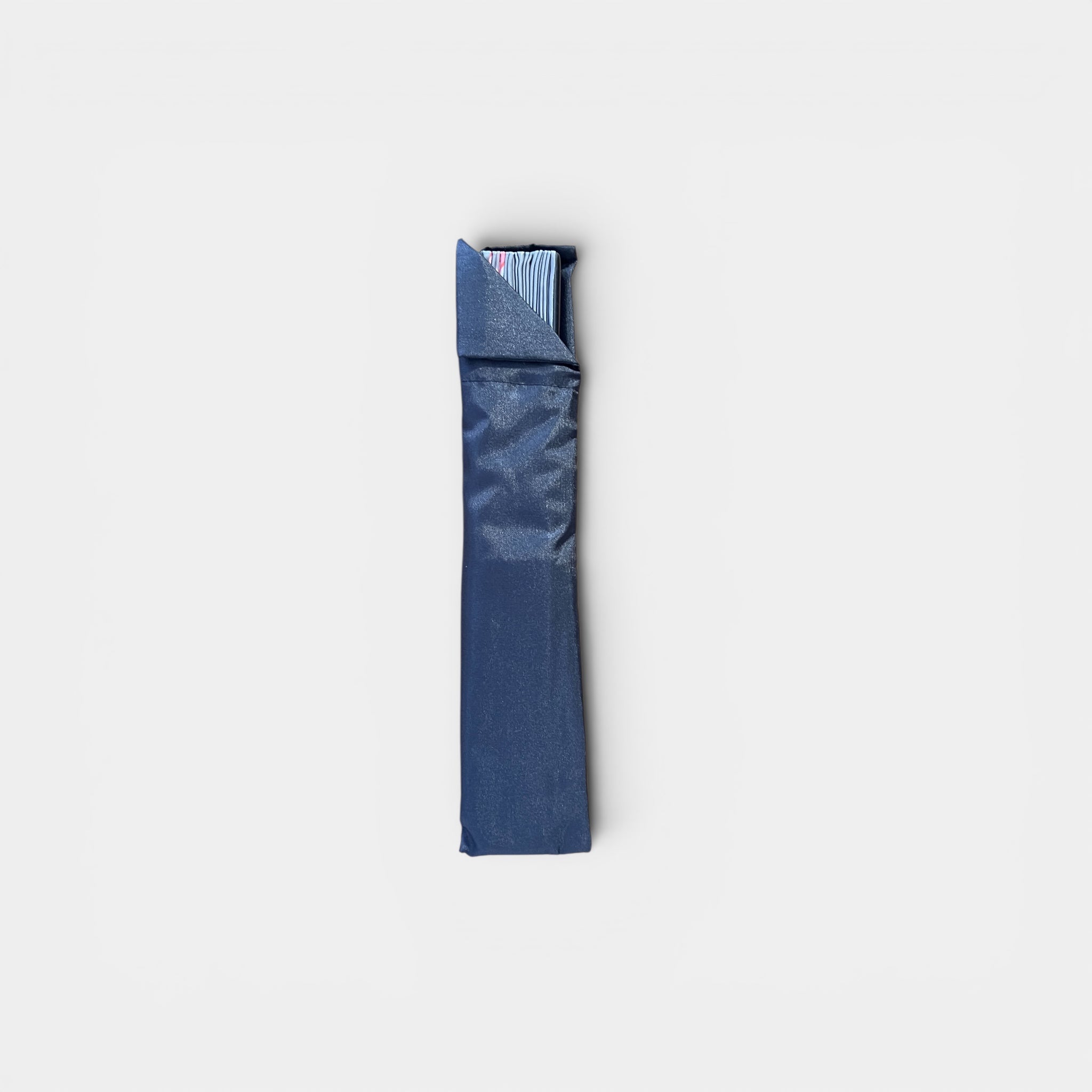 Ventaglio In Seta Dipinta a Mano E legno - con Fodero Diam. 42 cm