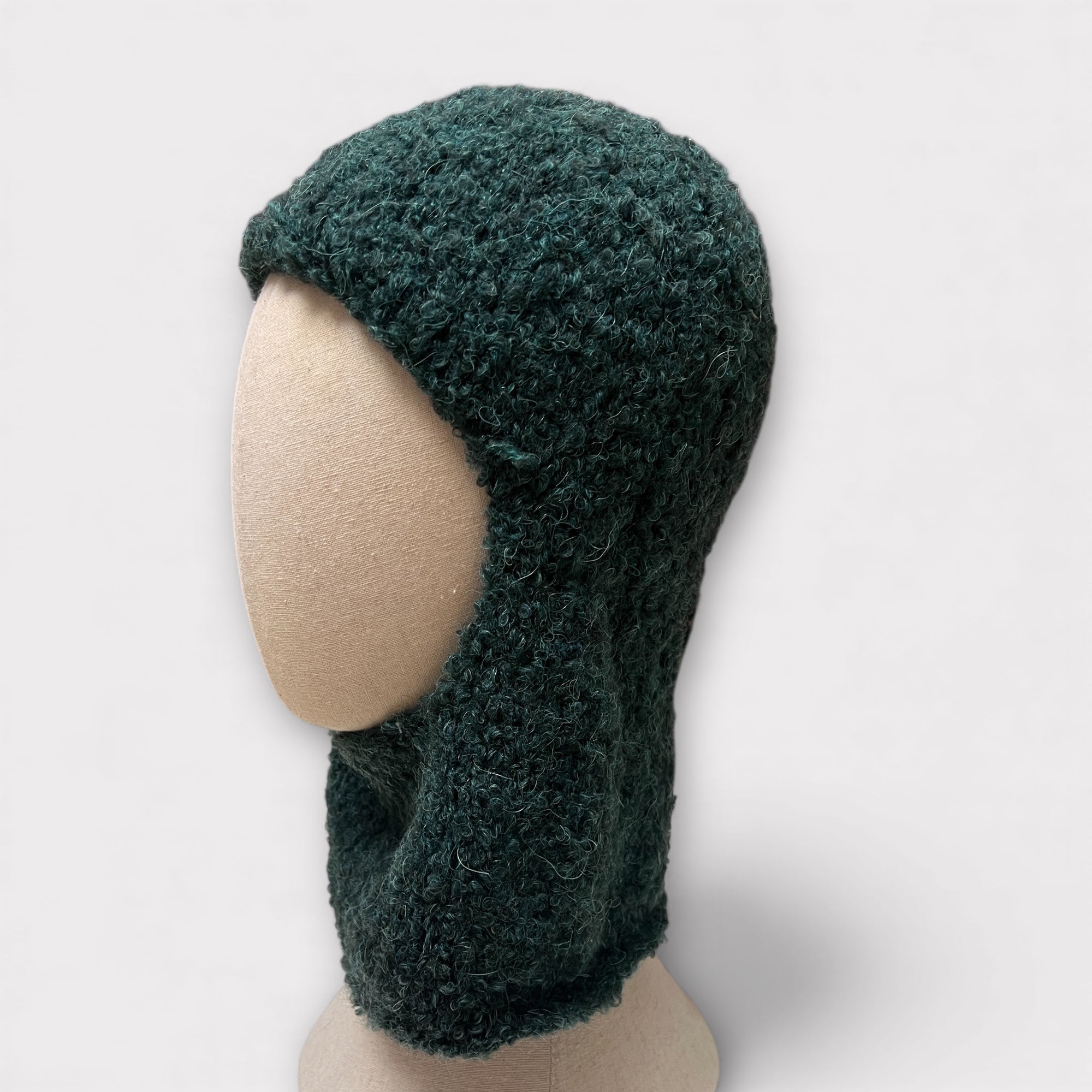 Balaclava Donna Invernale Grevi In  Lana Boucle'