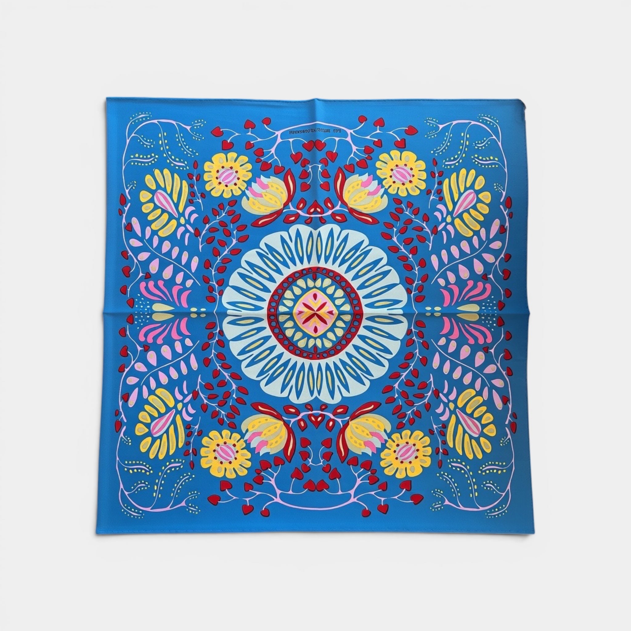 Foulard in Pura Seta 50x50 cm Marushka In Scatola Vintage