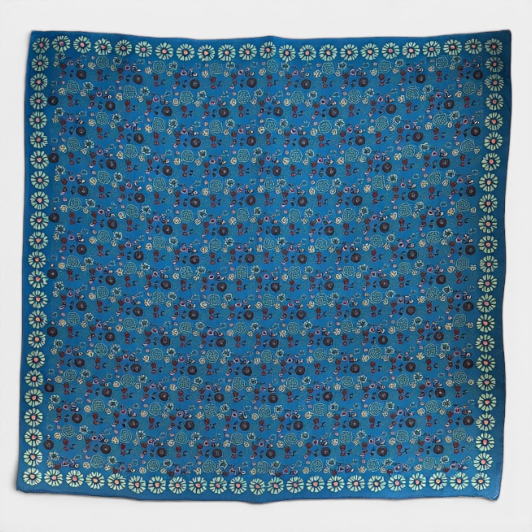 Foulard in Pura Seta 50x50 cm Hanami In Scatola Vintage - Cappelleria Bacca