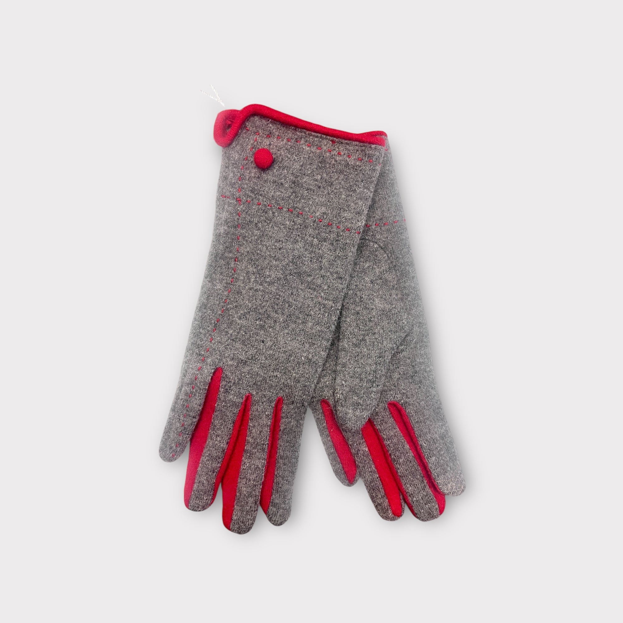 Guanto Donna Touch Screen In Tessuto lana cashmere