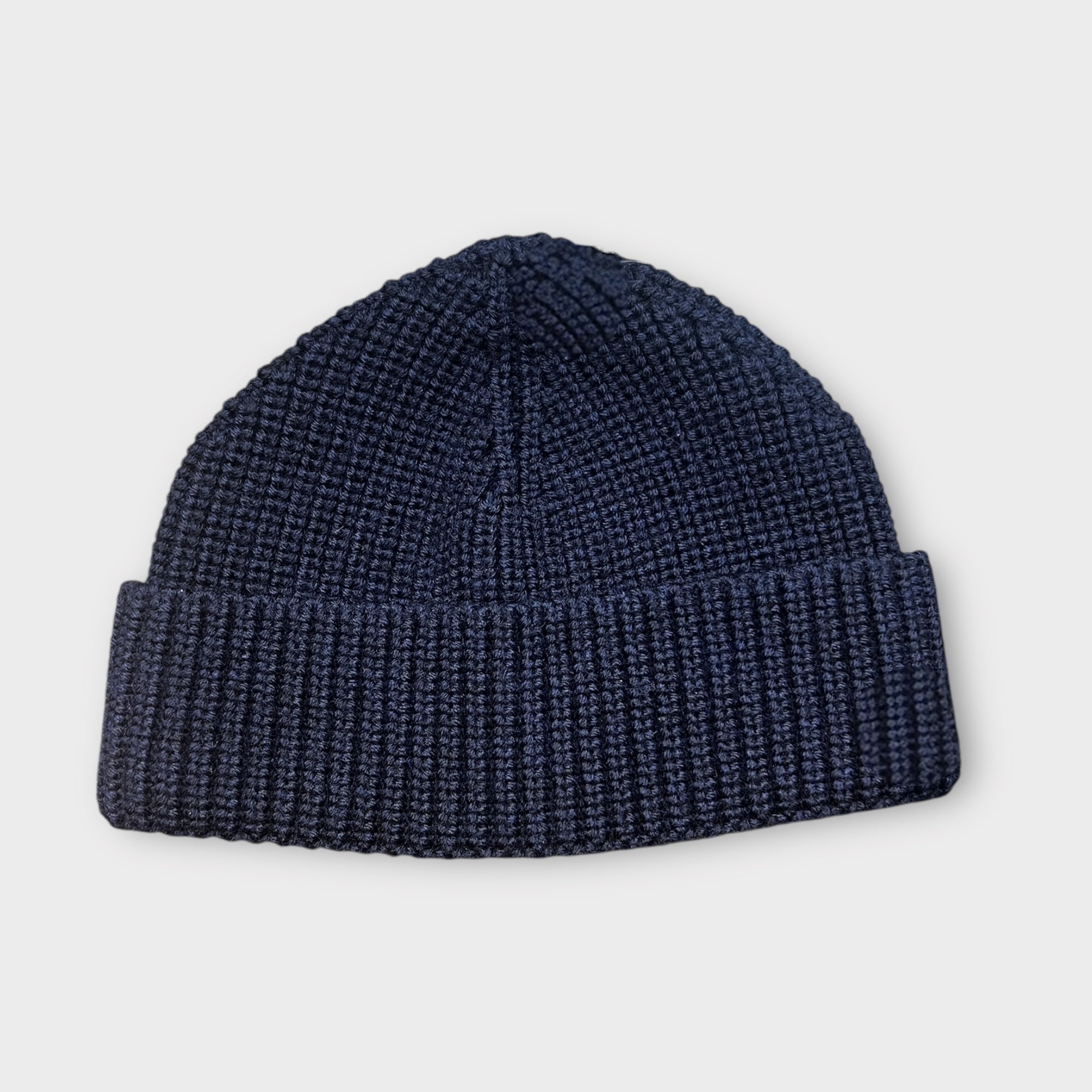 Berretto in Maglia Cuculo Marinaio Corto Blu