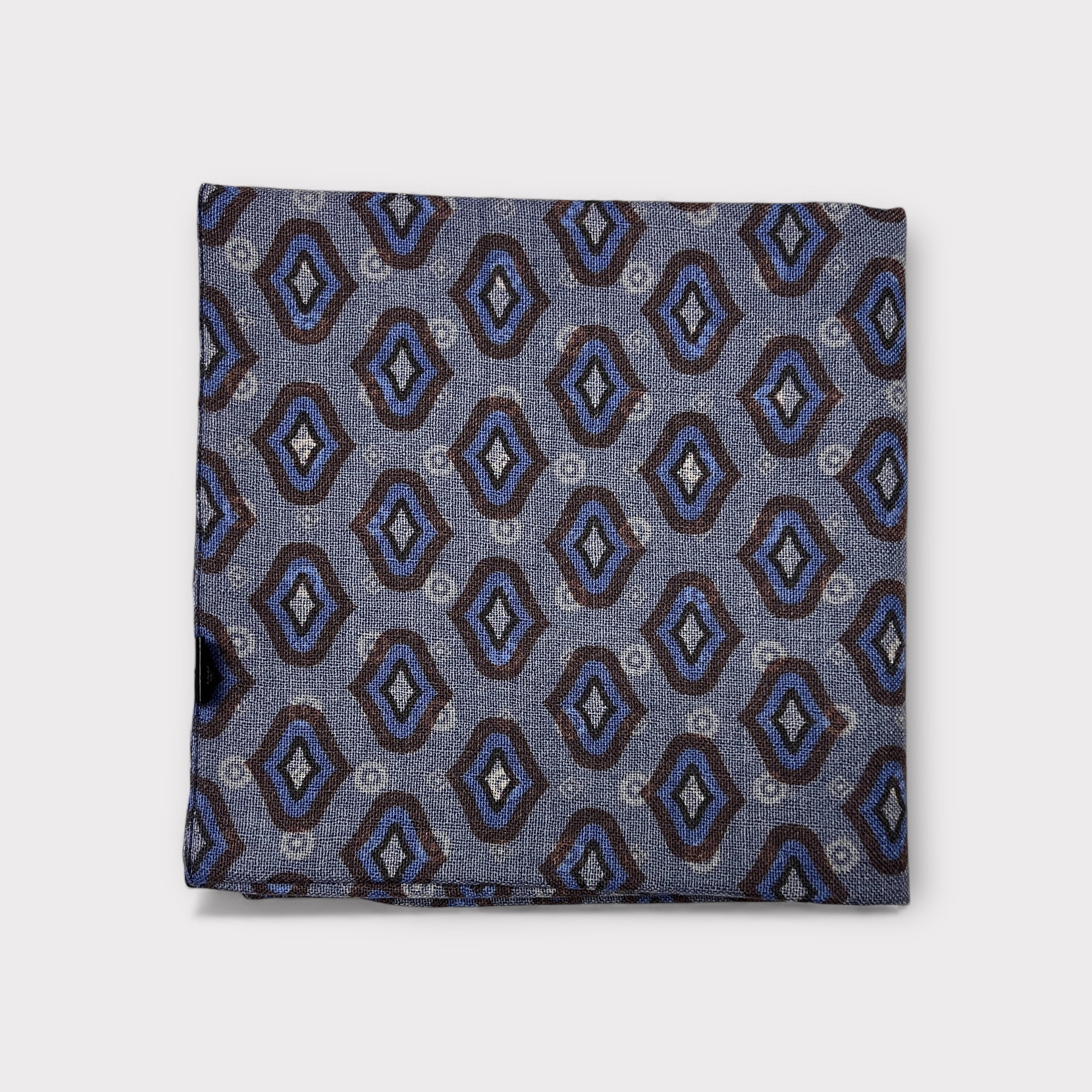 Sciarpa Uomo In Tessuto Di Lana Fantasia Reversibile 45 cm x180 cm