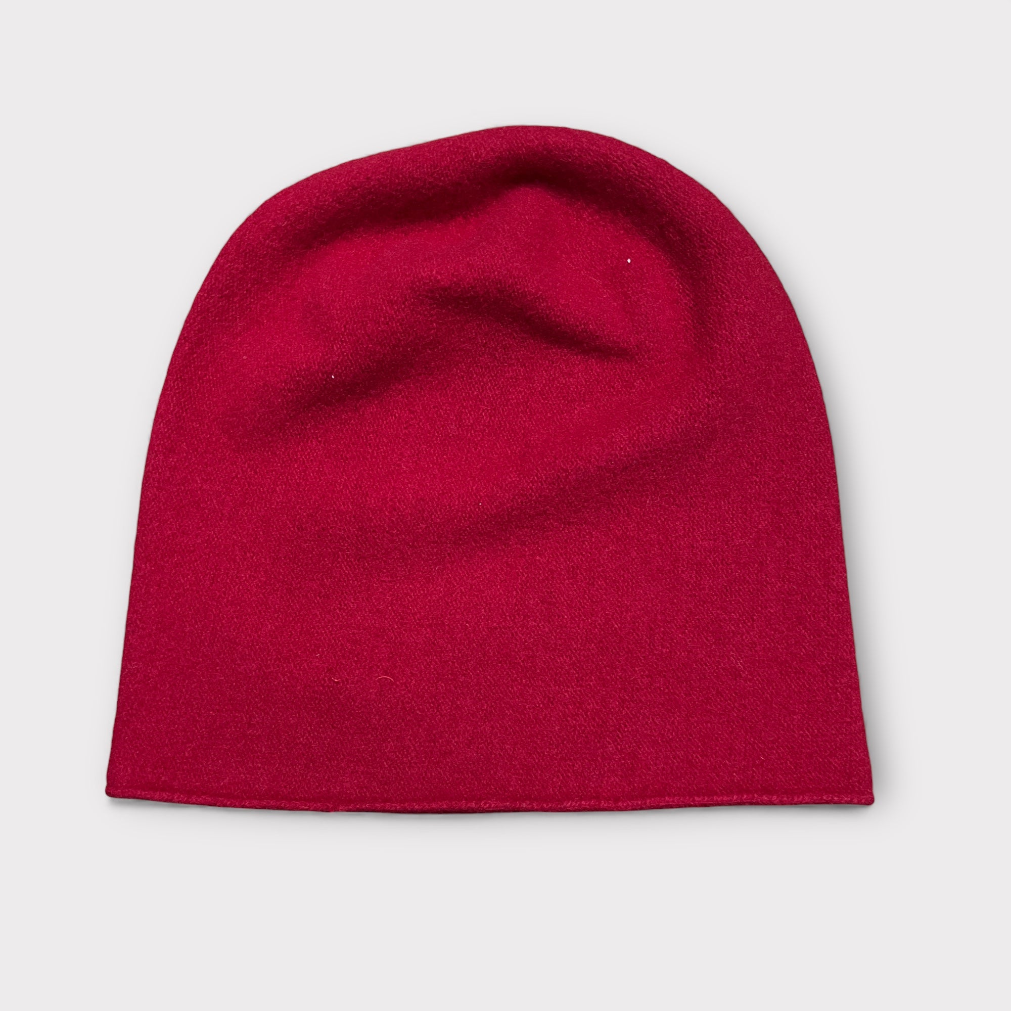 Berretto Beanie In Panno Di Lana "Nero" Kopka