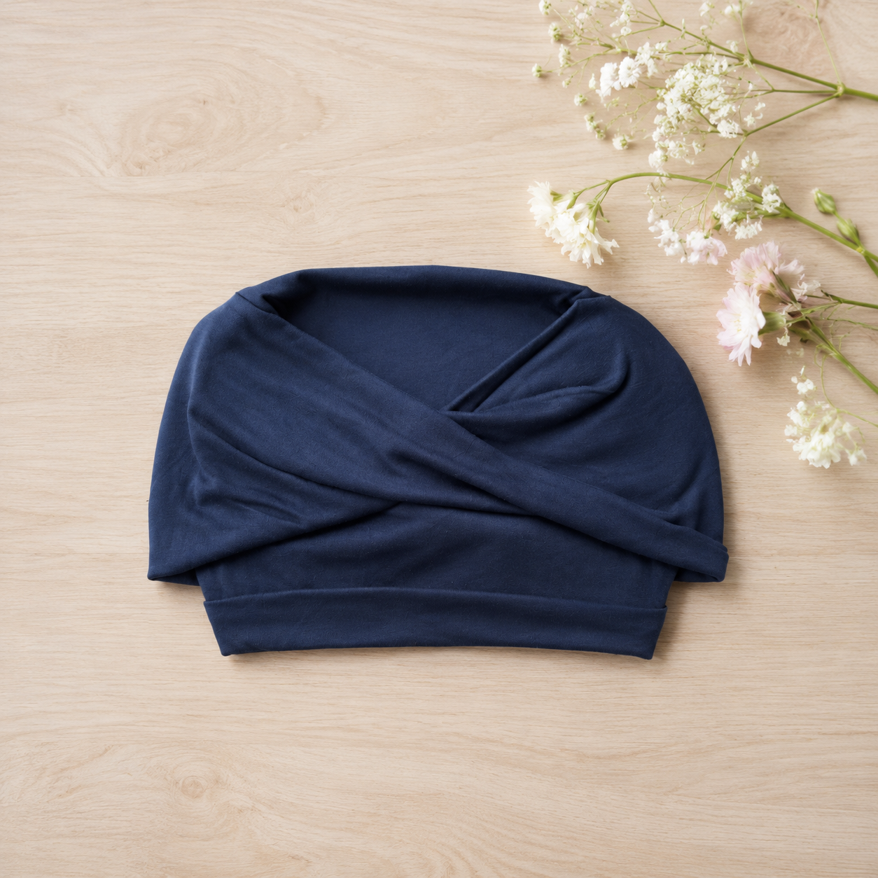 Berretto Turbante Donna In Morbido Bamboo - per Pelli Sensibili