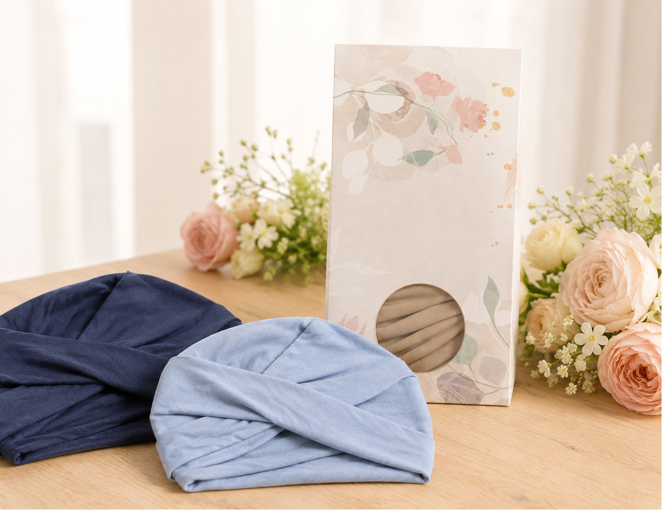 Berretto Turbante Donna In Morbido Bamboo - per Pelli Sensibili