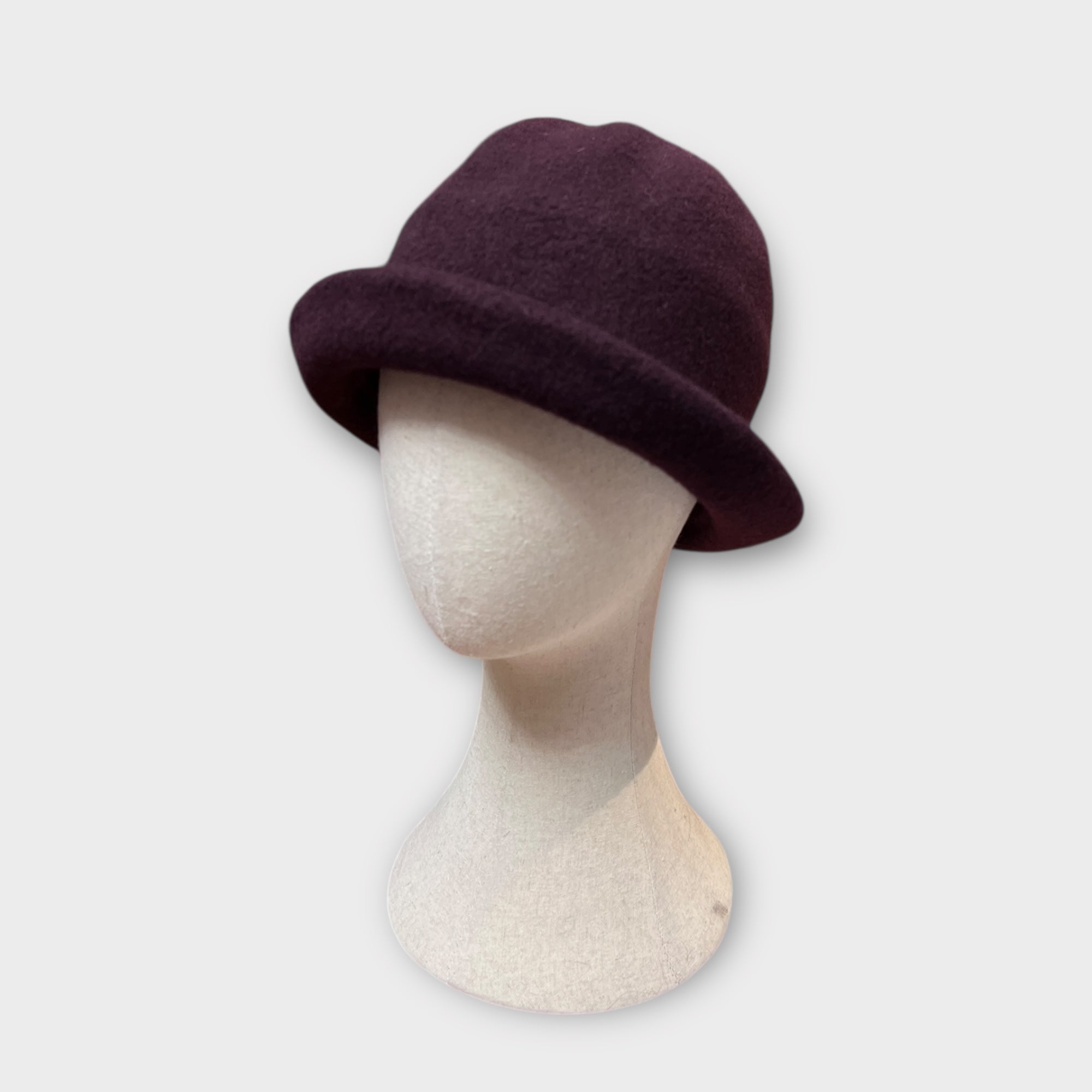 Cappello Cloche In Panno Di Lana Clochard Kopka