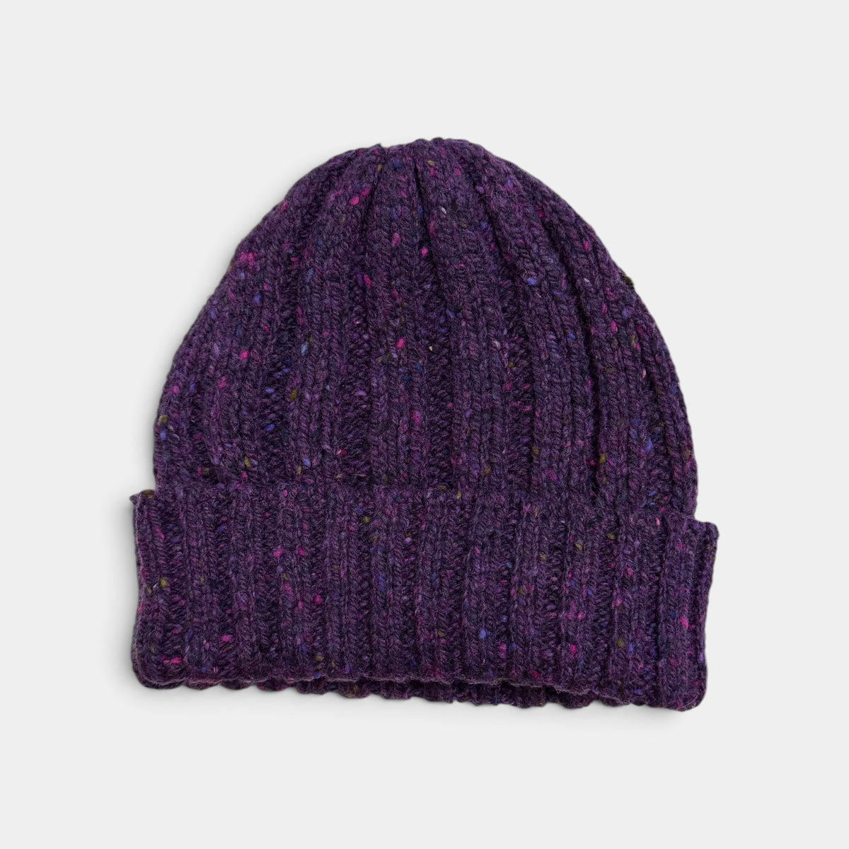 Berretto Beanie In Lana A Coste Fisherman Out Of Ireland