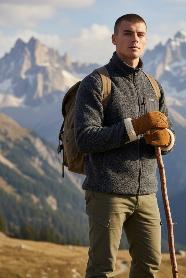 Guanti uomo Pregiato Shearling Nichols