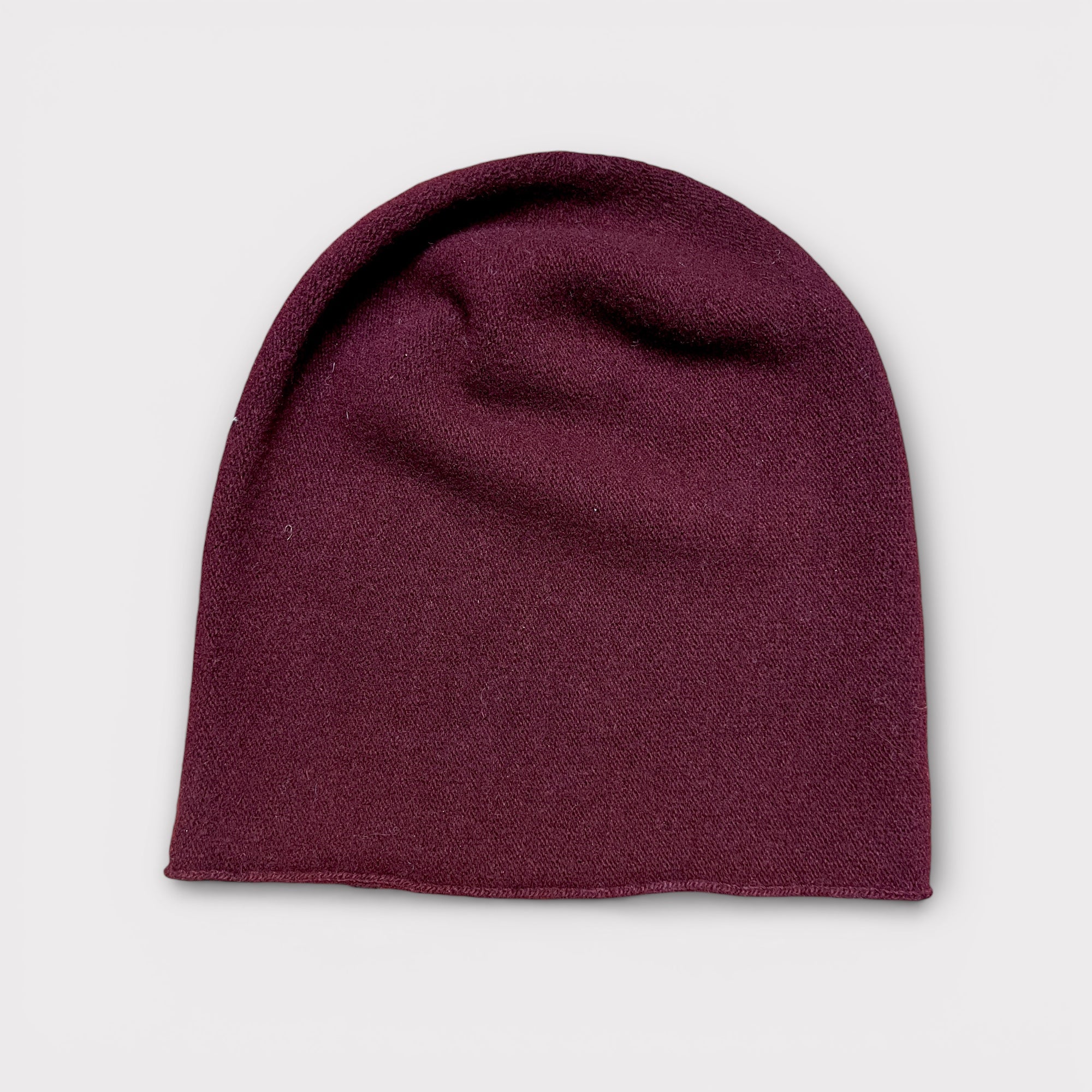 Berretto Beanie In Panno Di Lana "Nero" Kopka