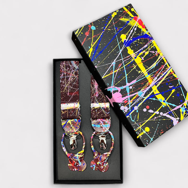 Bretelle Da Uomo, Papillon E Bretelle Con Note Musicali - Foto 14