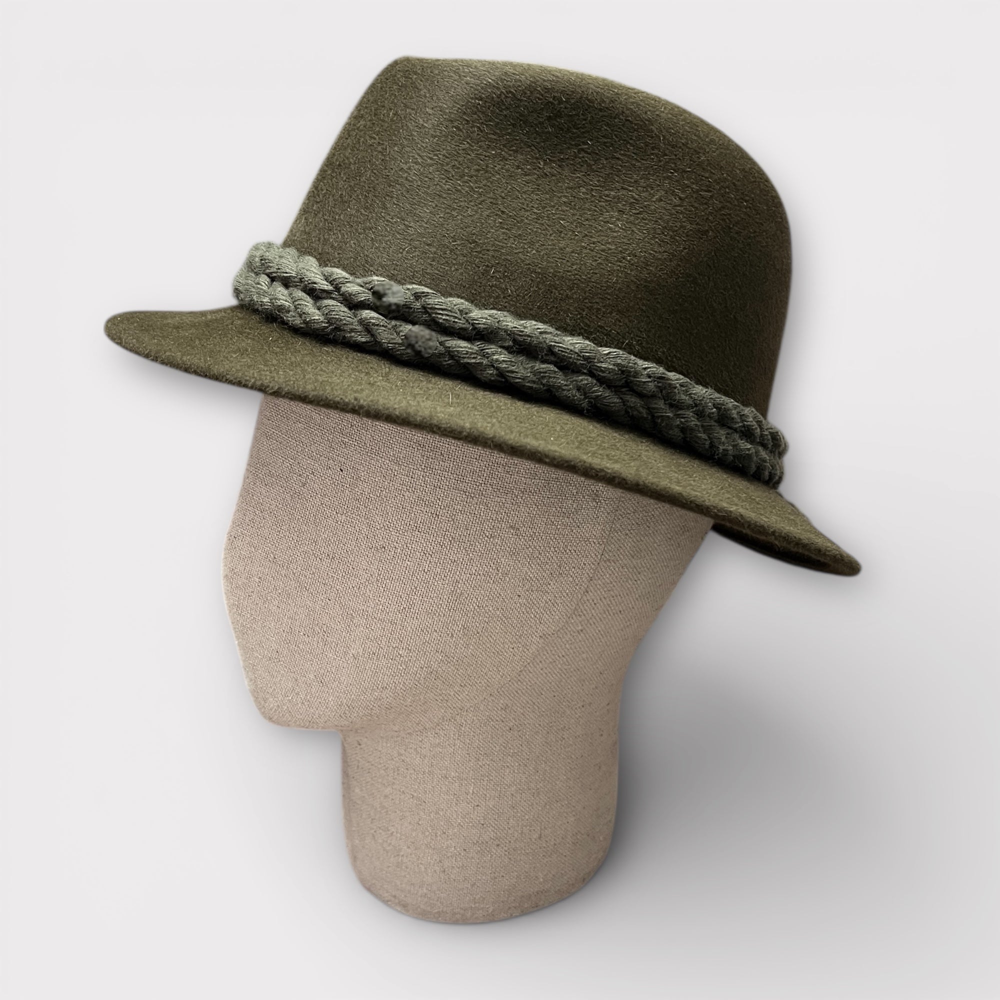 Cappello in Lepre Tipico Tirolese Verde