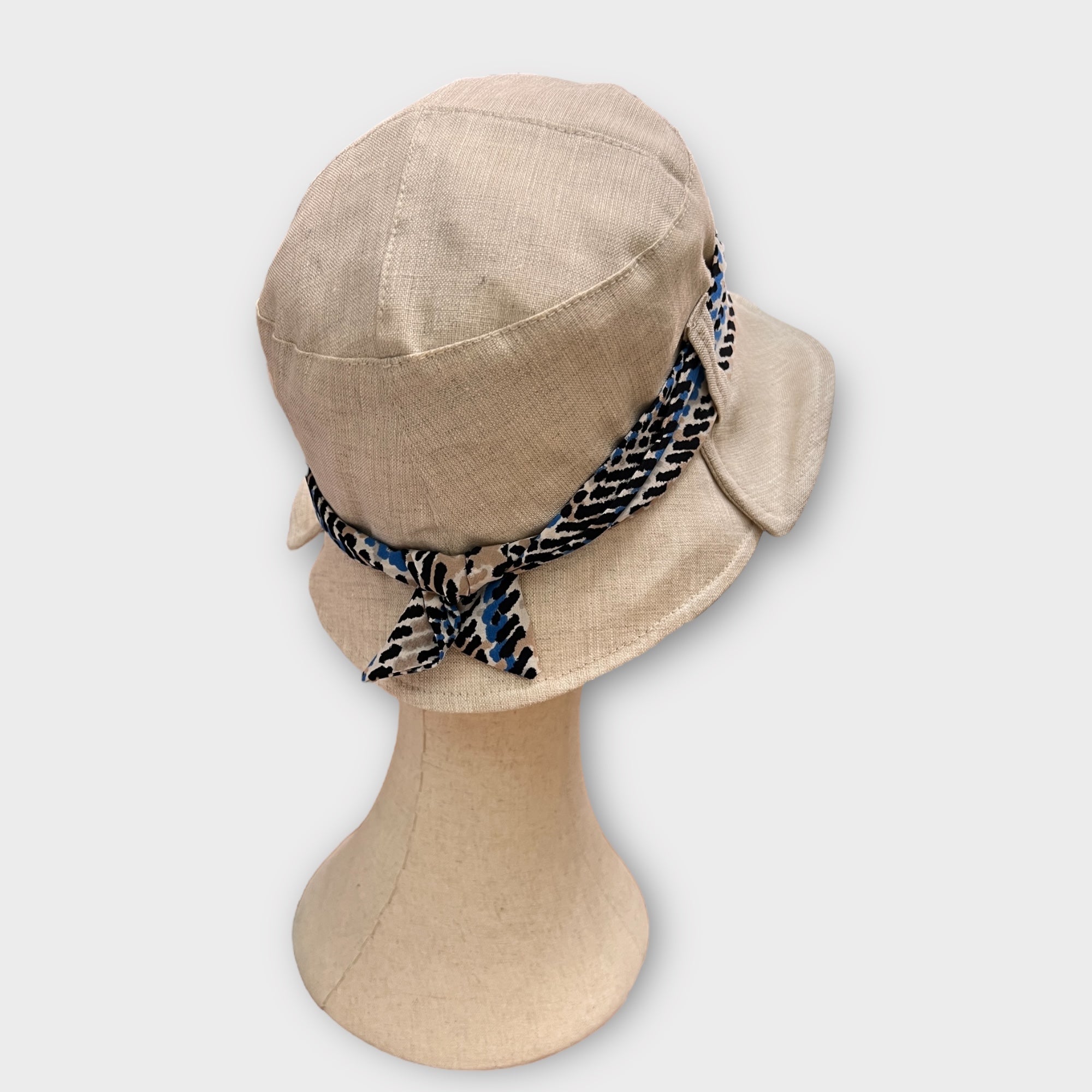 Cappello Donna Estivo In Lino Con Fascia