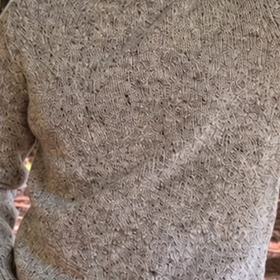Maglione Uomo Collo Alto In Pura Lana Merinos - Donegal Melange