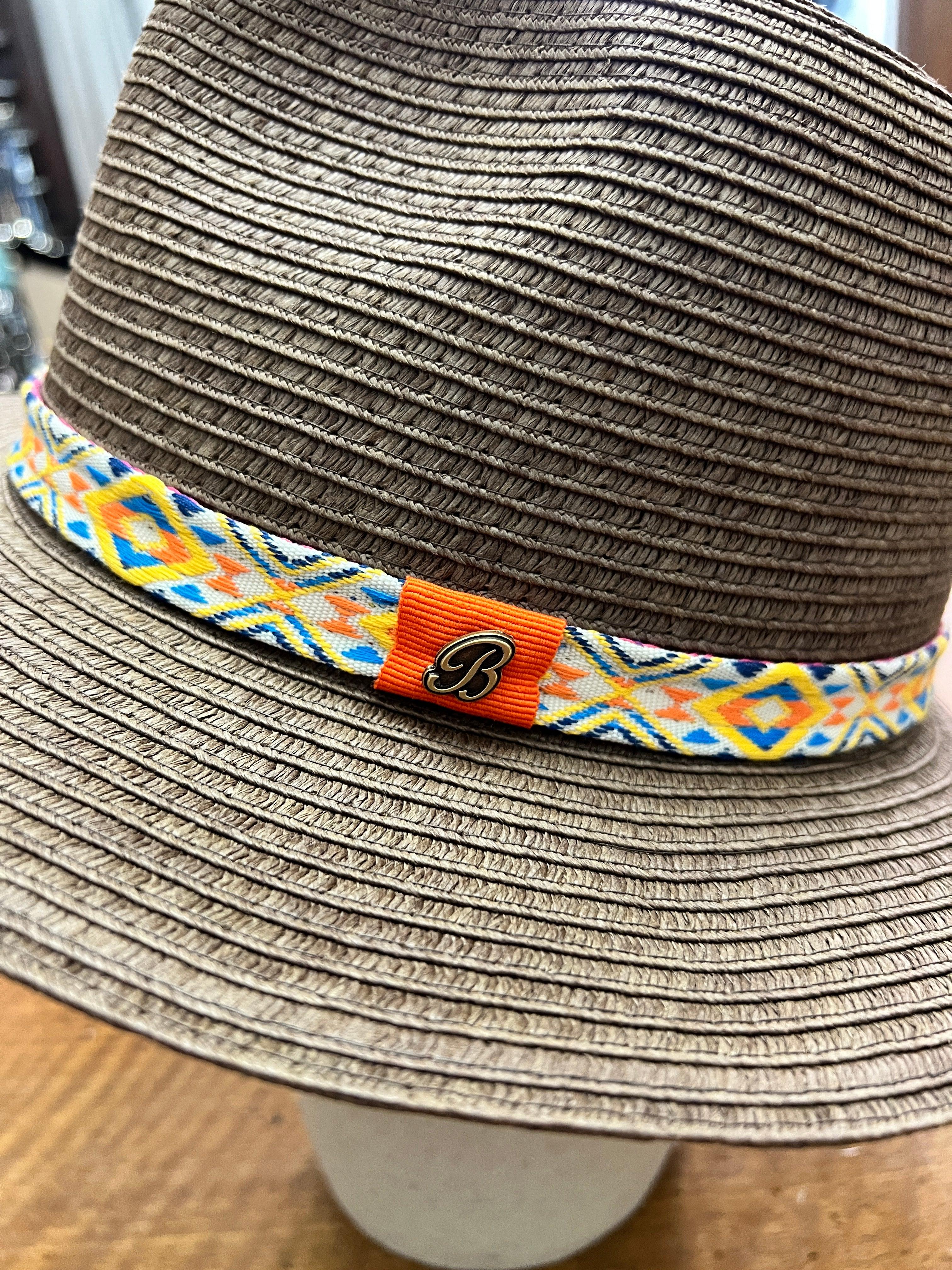 Cappello Fedora In Paglia Papier